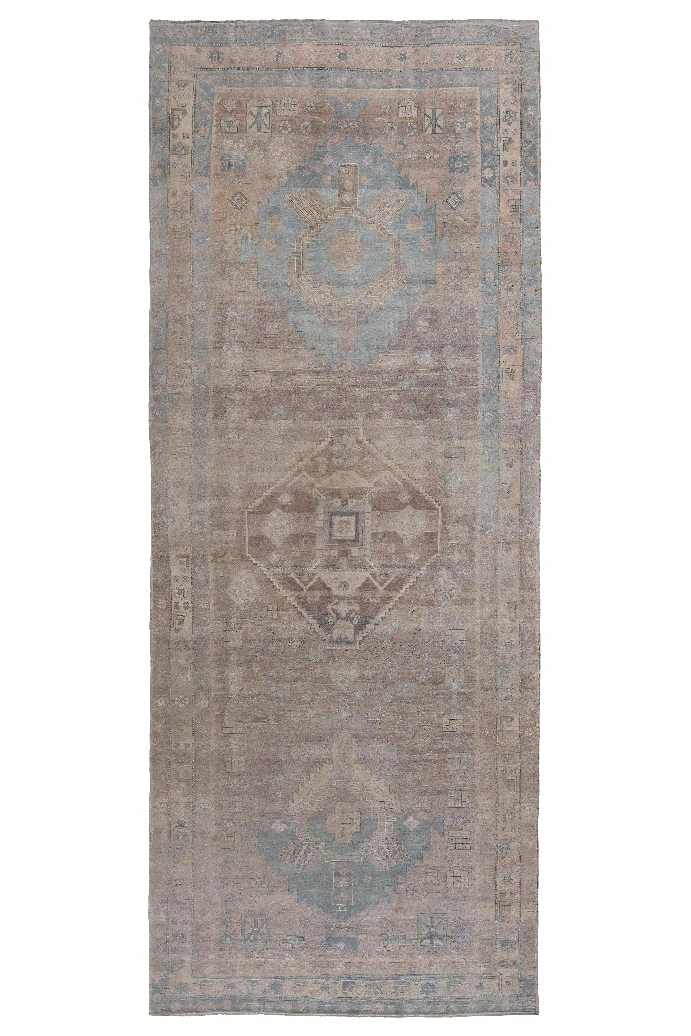 Antique Persian Bijar Traditional Rug 97374