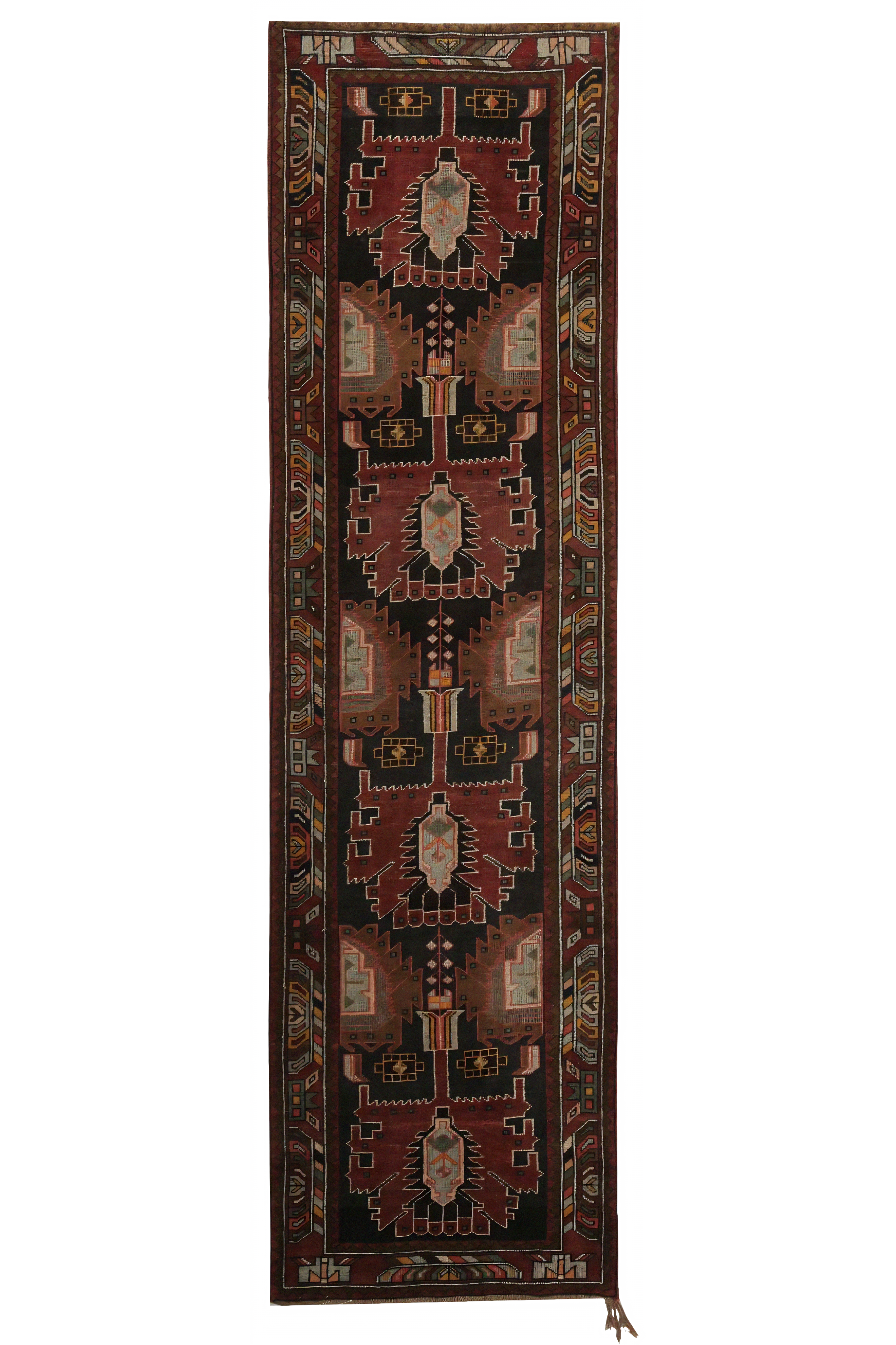 Antique Persian Azarbaijan Traditional Rug 97388