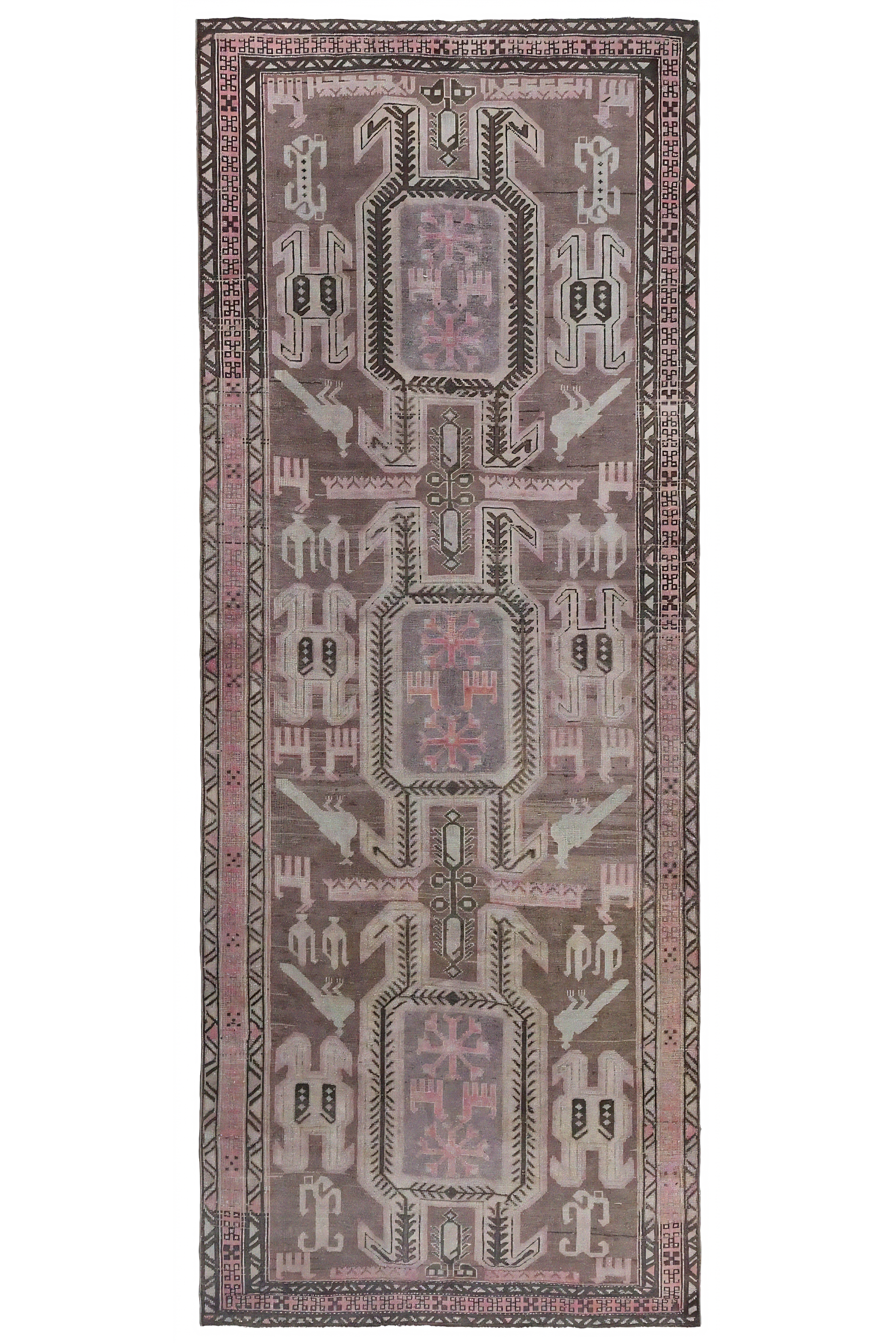 Antique Persian Azarbaijan Traditional Rug 97395