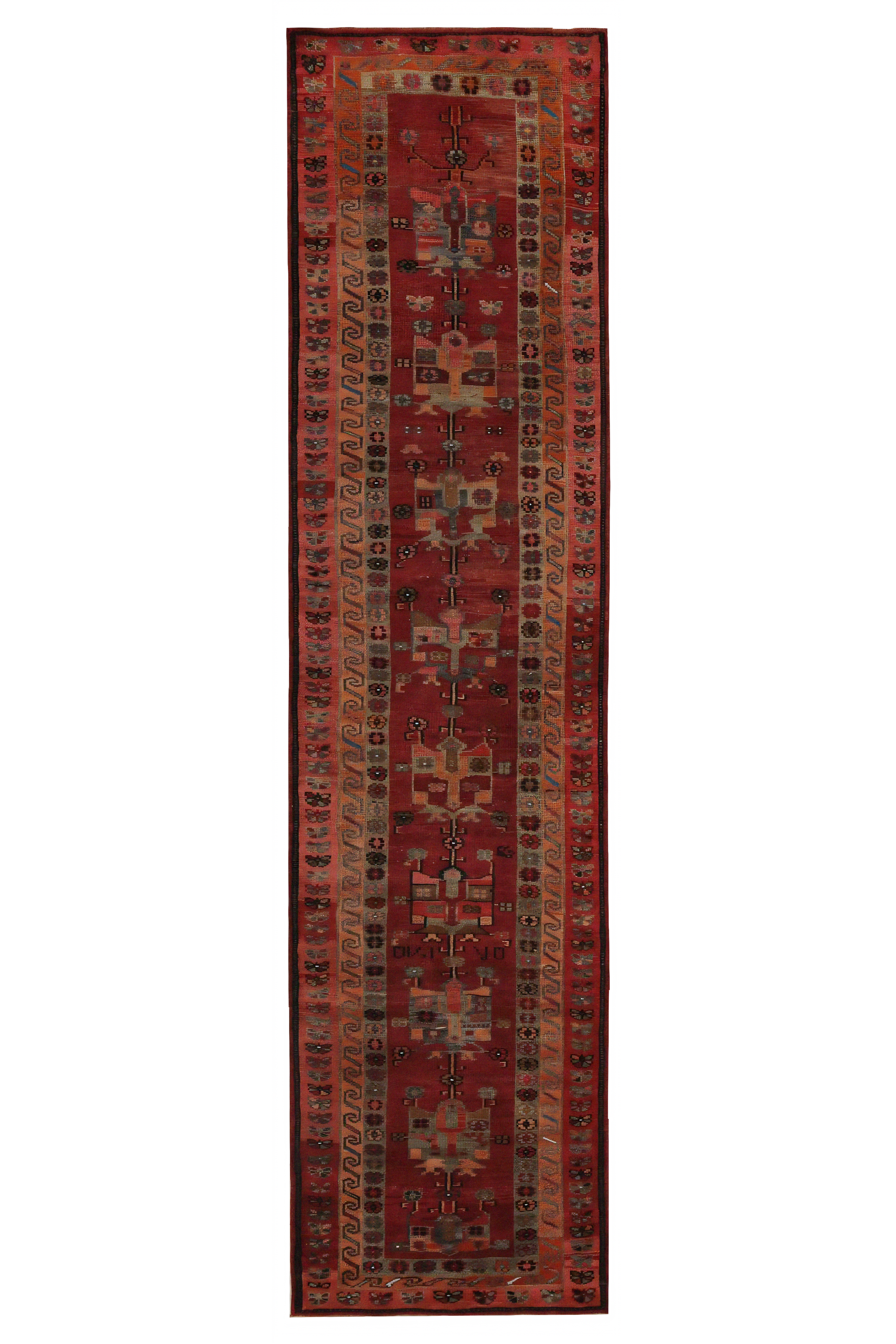 Antique Persian Azarbaijan Traditional Rug 97400