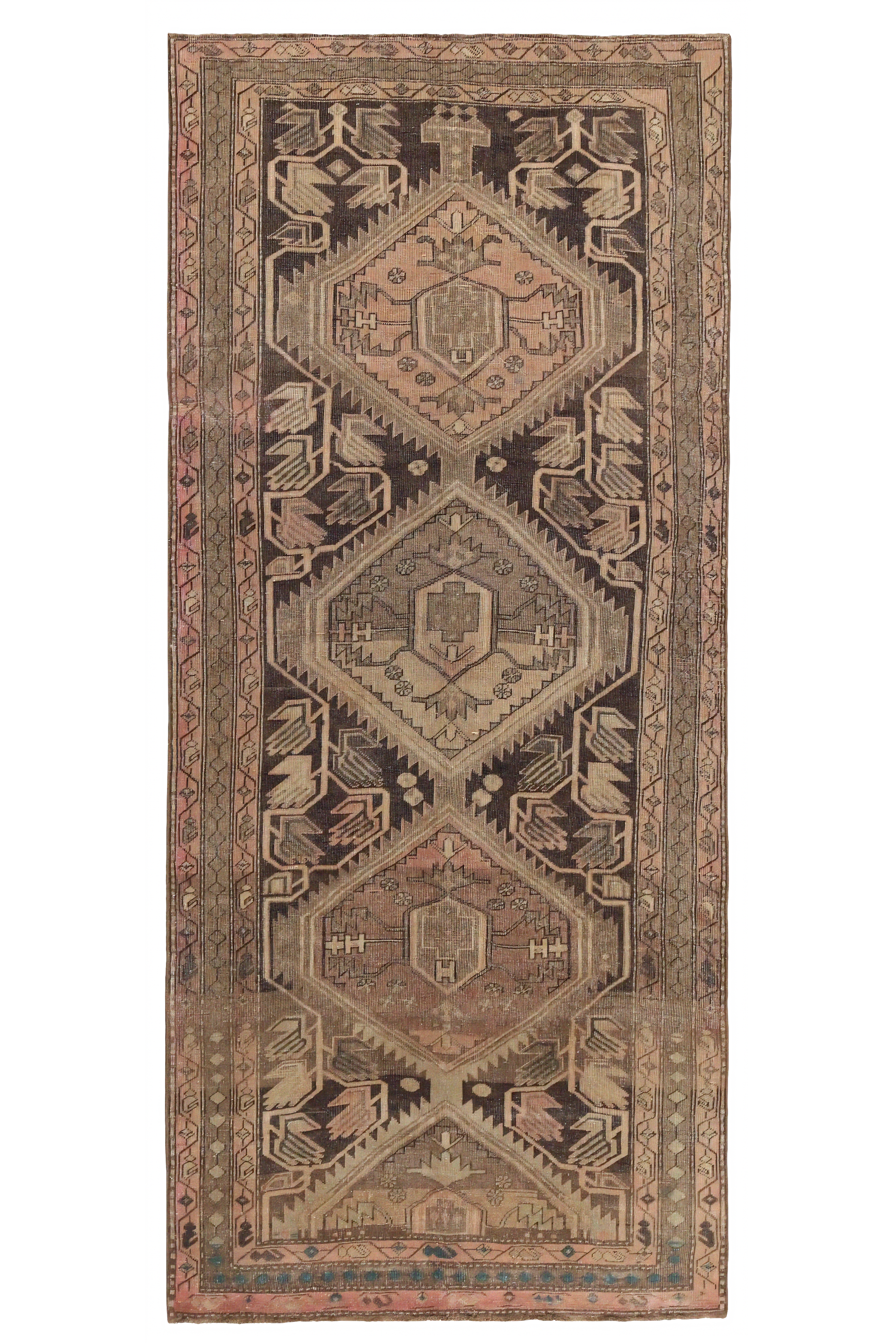 Antique Persian Azarbaijan Traditional Rug 97402