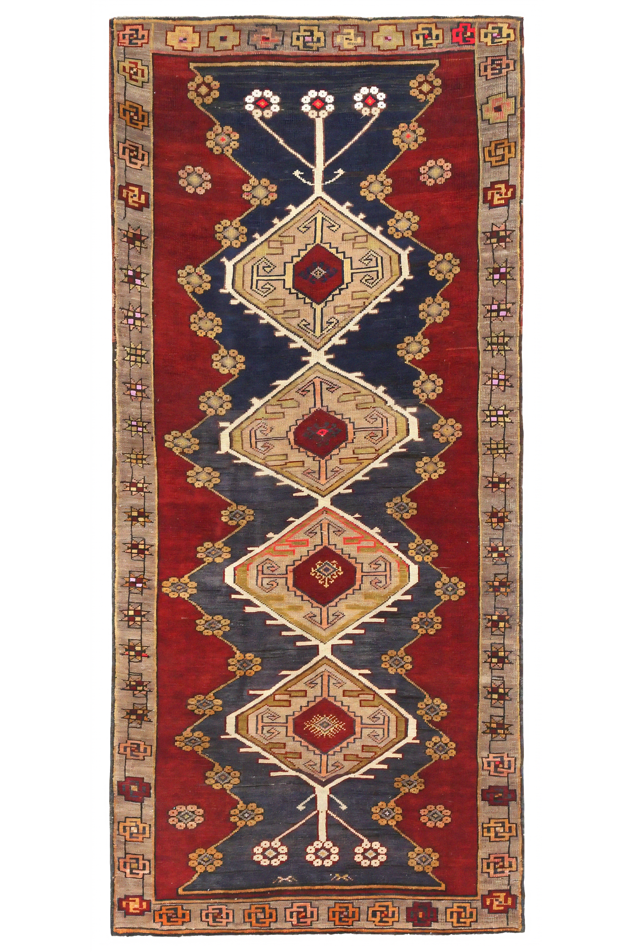 Antique Persian Azarbaijan Traditional Rug 97408