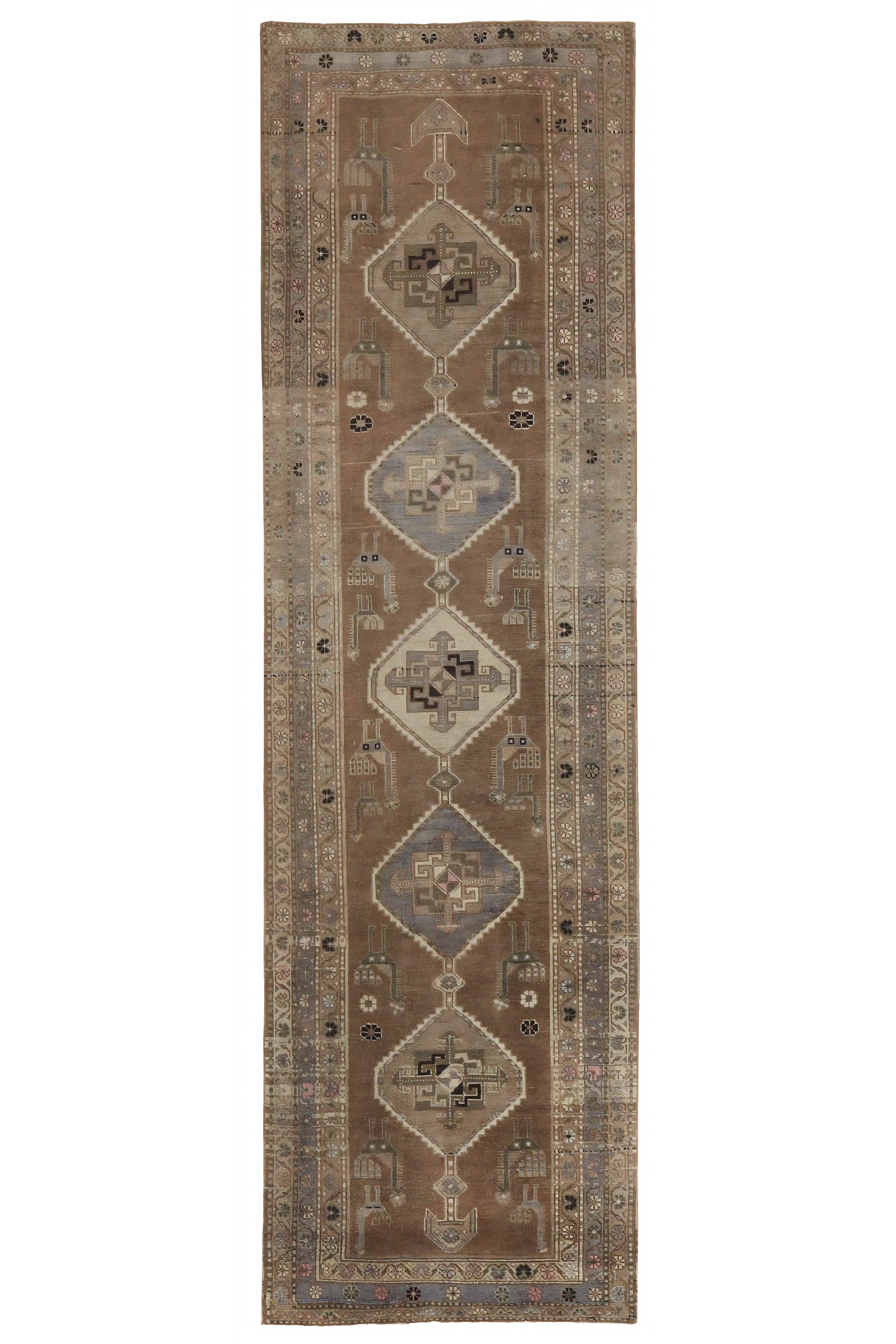 Antique Persian Azarbaijan Traditional Rug 97413