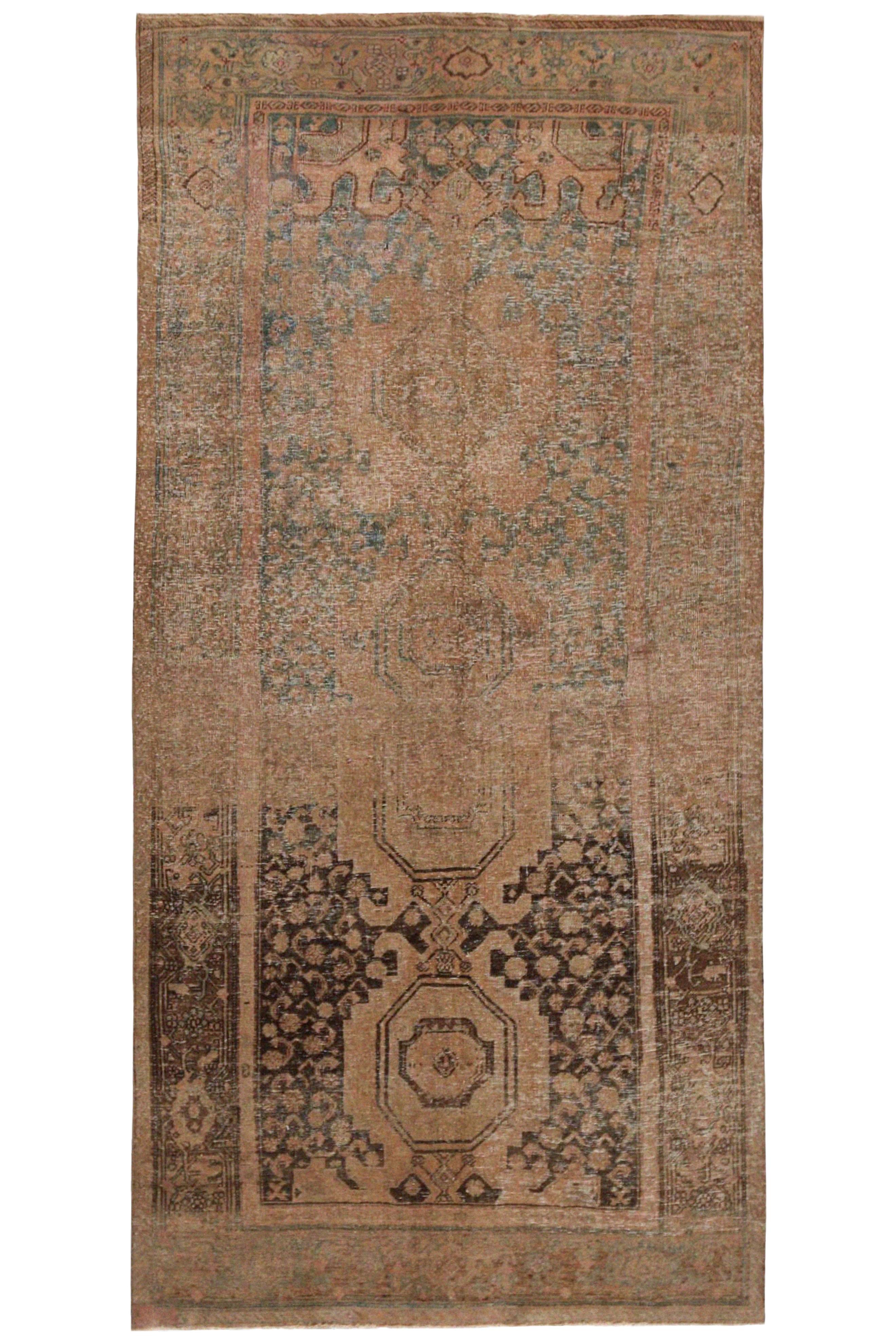 Antique Persian Bijar Traditional Rug 97420