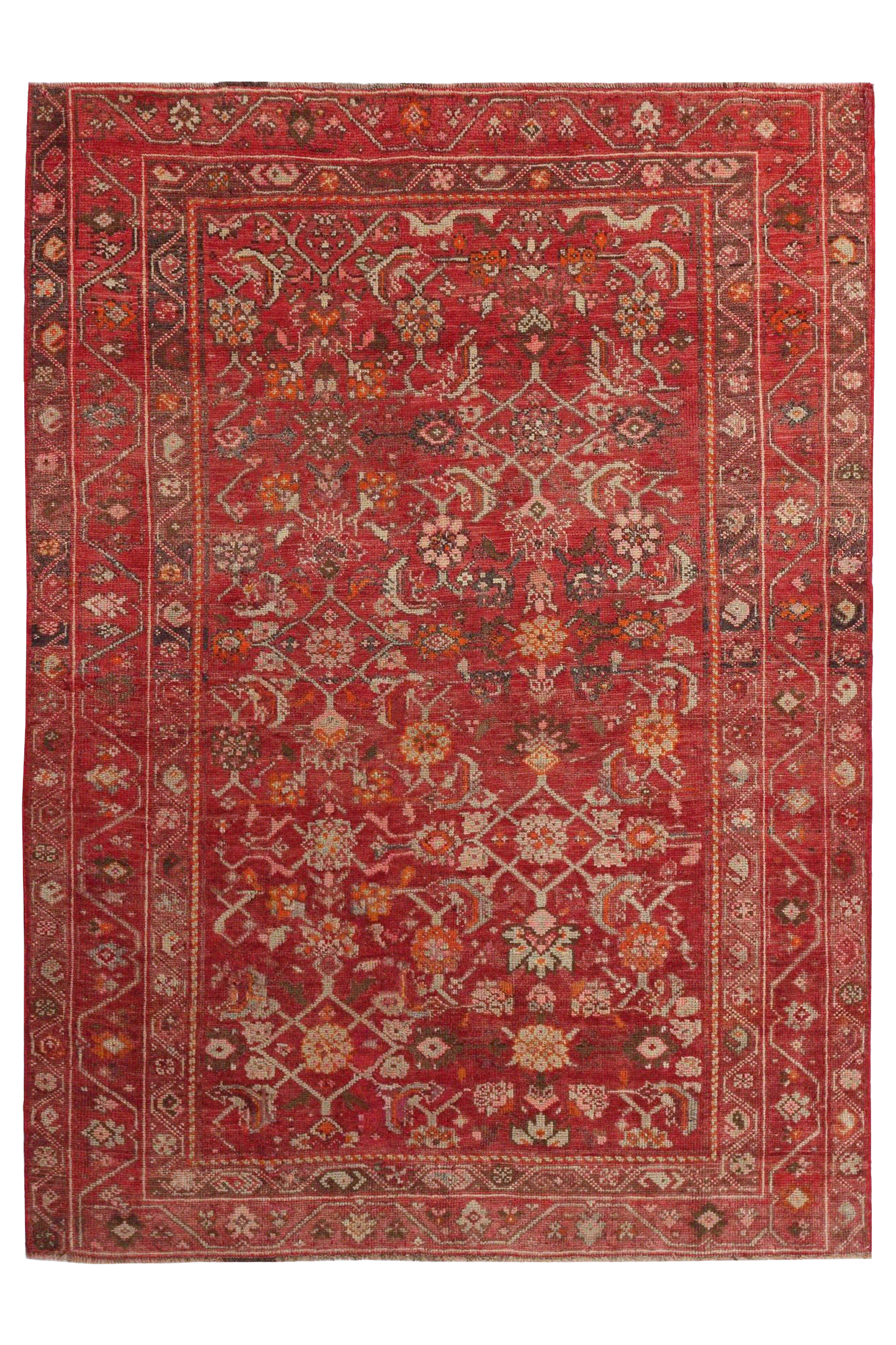 Antique Persian Azarbaijan Traditional Rug 97421