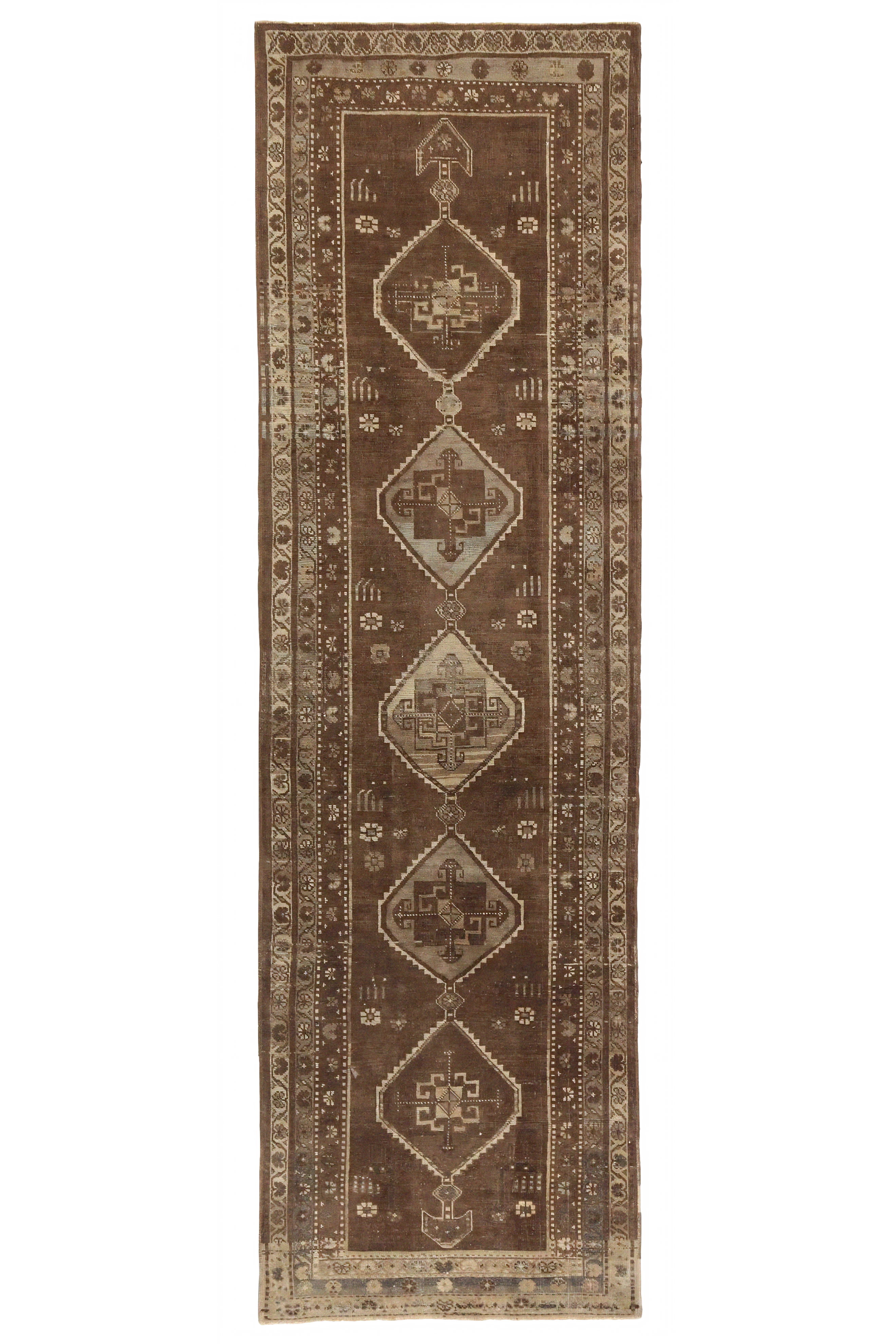 Antique Persian Azarbaijan Traditional Rug 97448