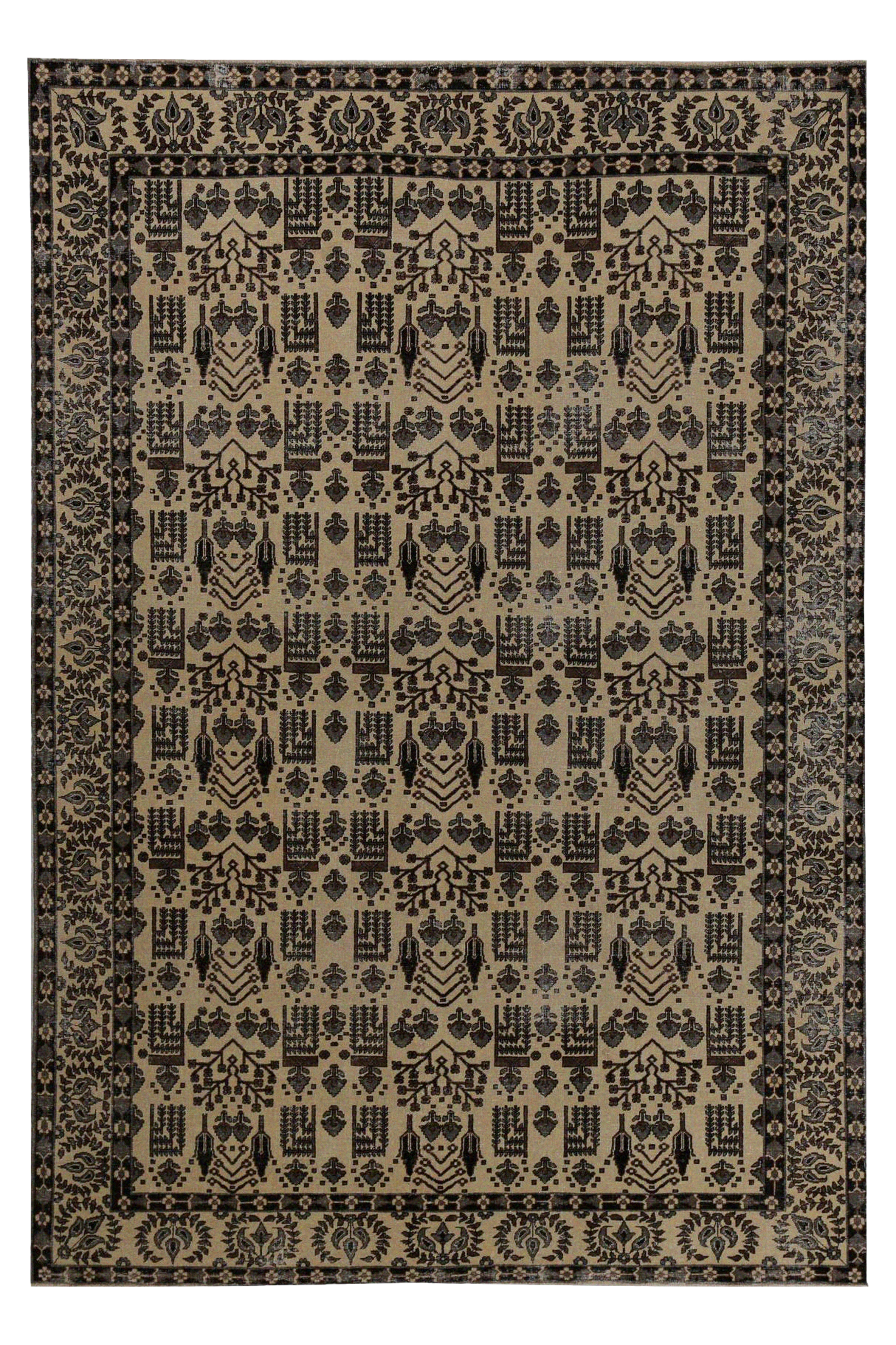 Antique Persian Bijar Traditional Rug 97449