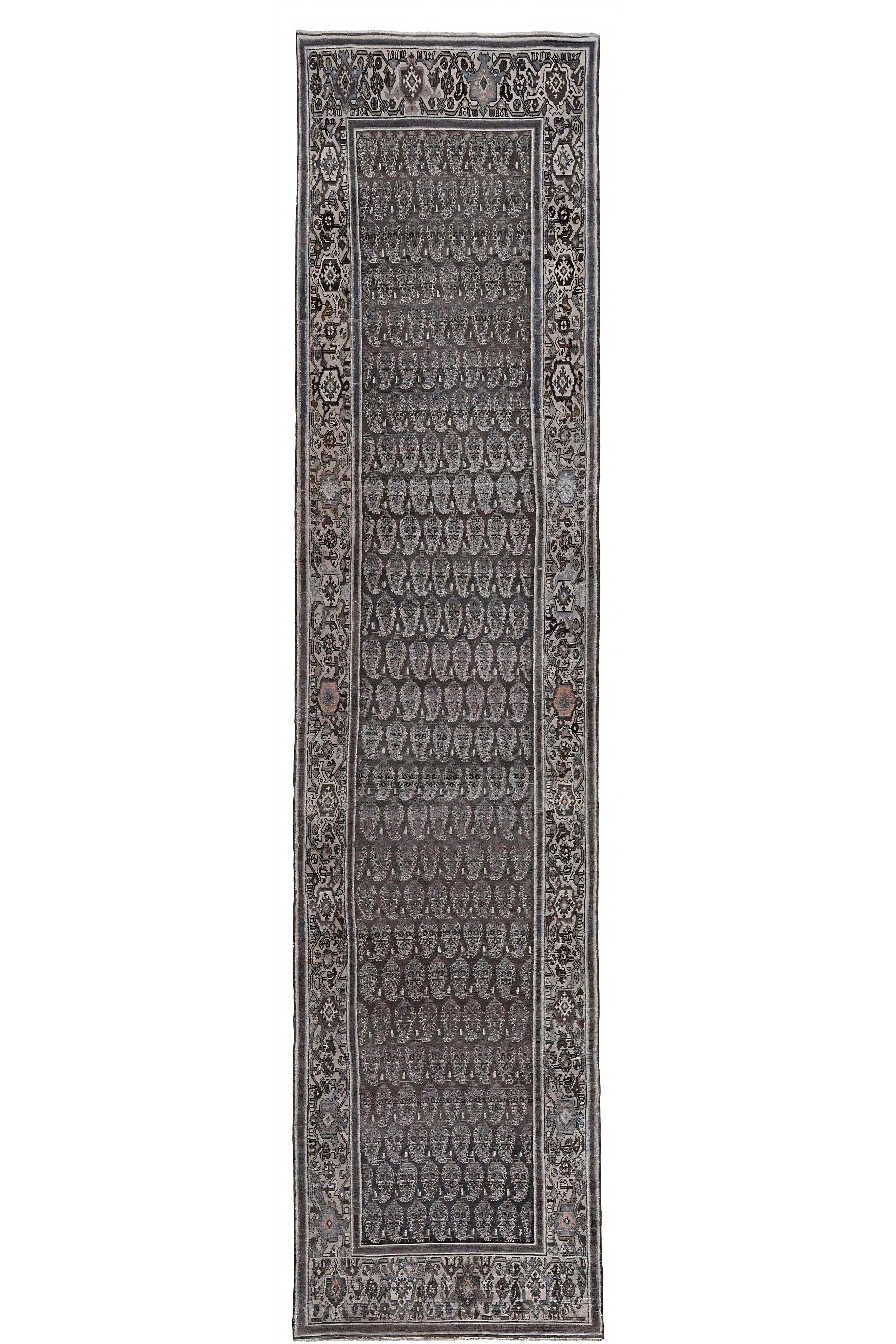 Antique Persian Malayer Traditional Rug 97454