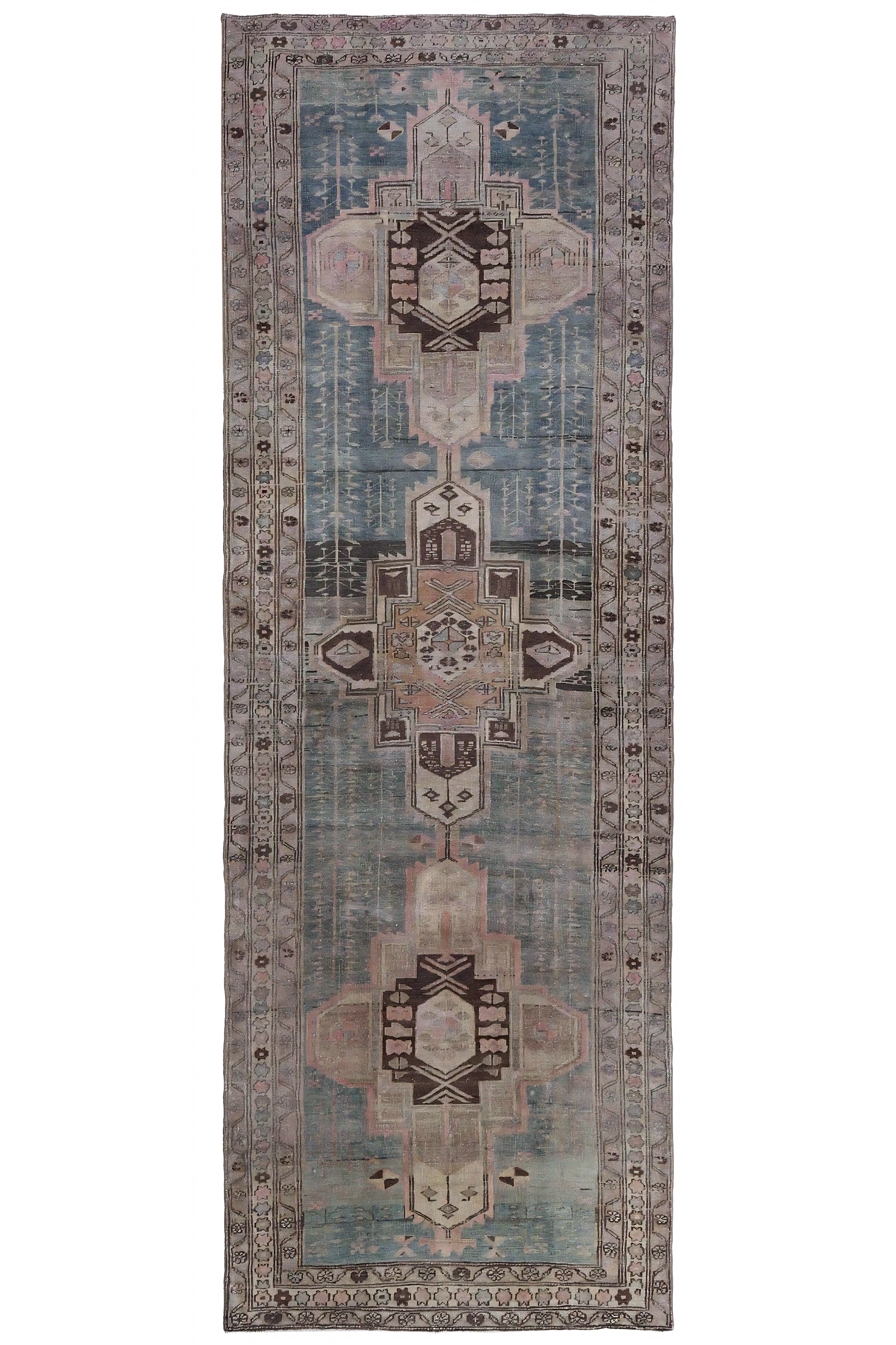 Antique Persian Heriz Traditional Rug 97455