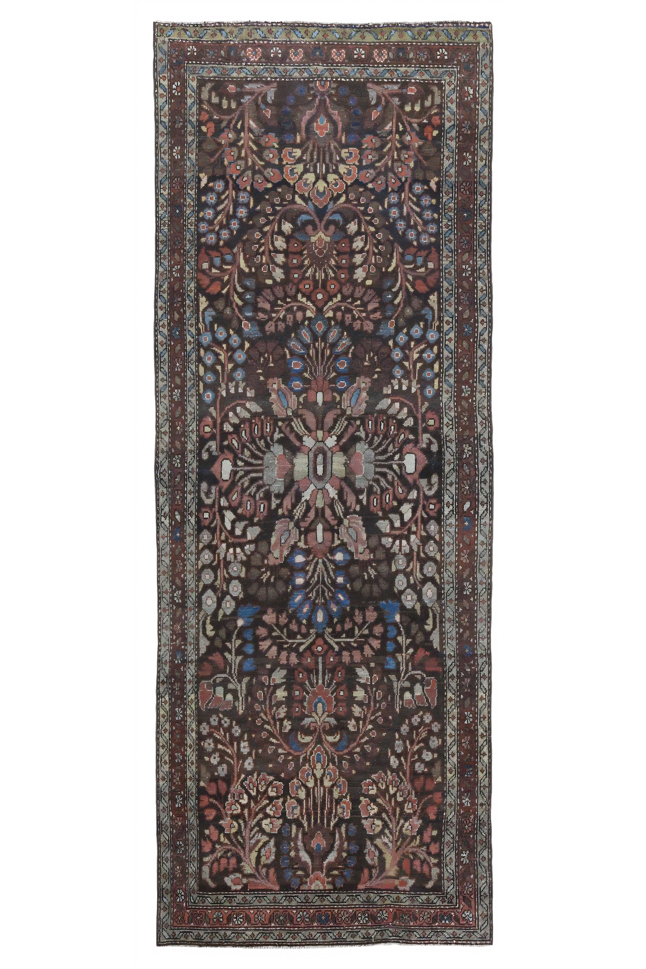 Antique Persian Malayer Traditional Rug 97457