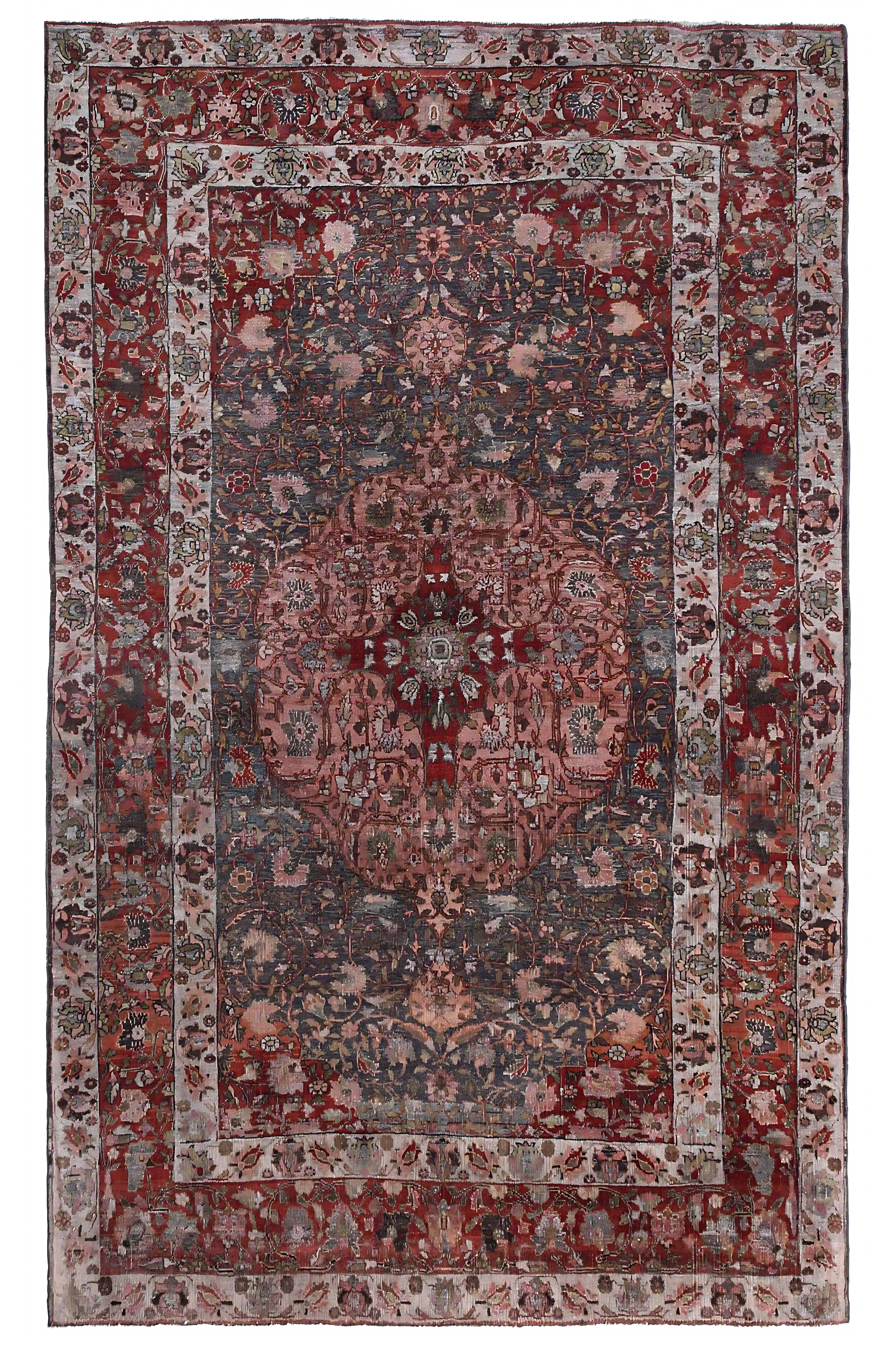 Antique Persian Bijar Traditional Rug 97465