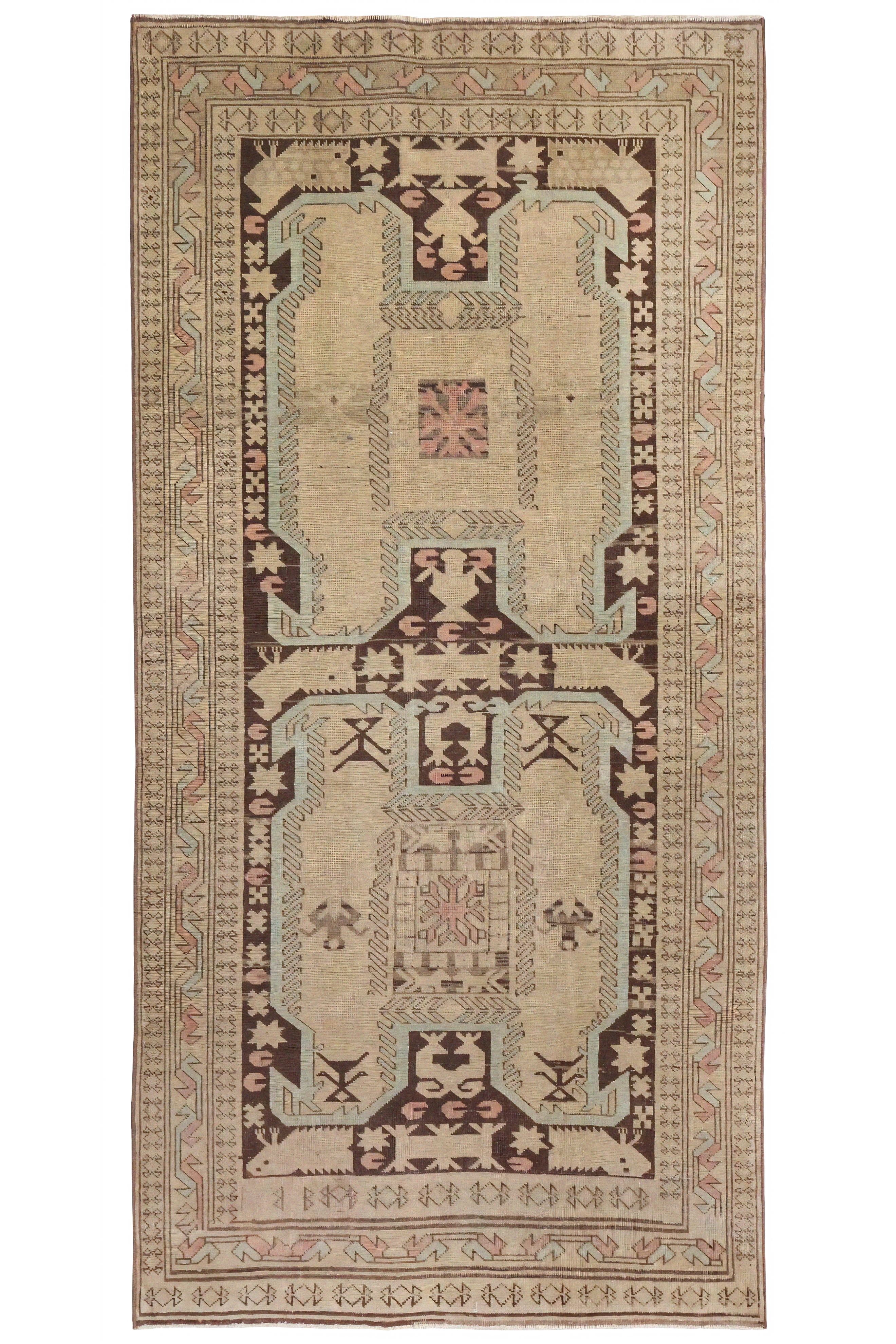 Antique Persian Azarbaijan Traditional Rug 97469