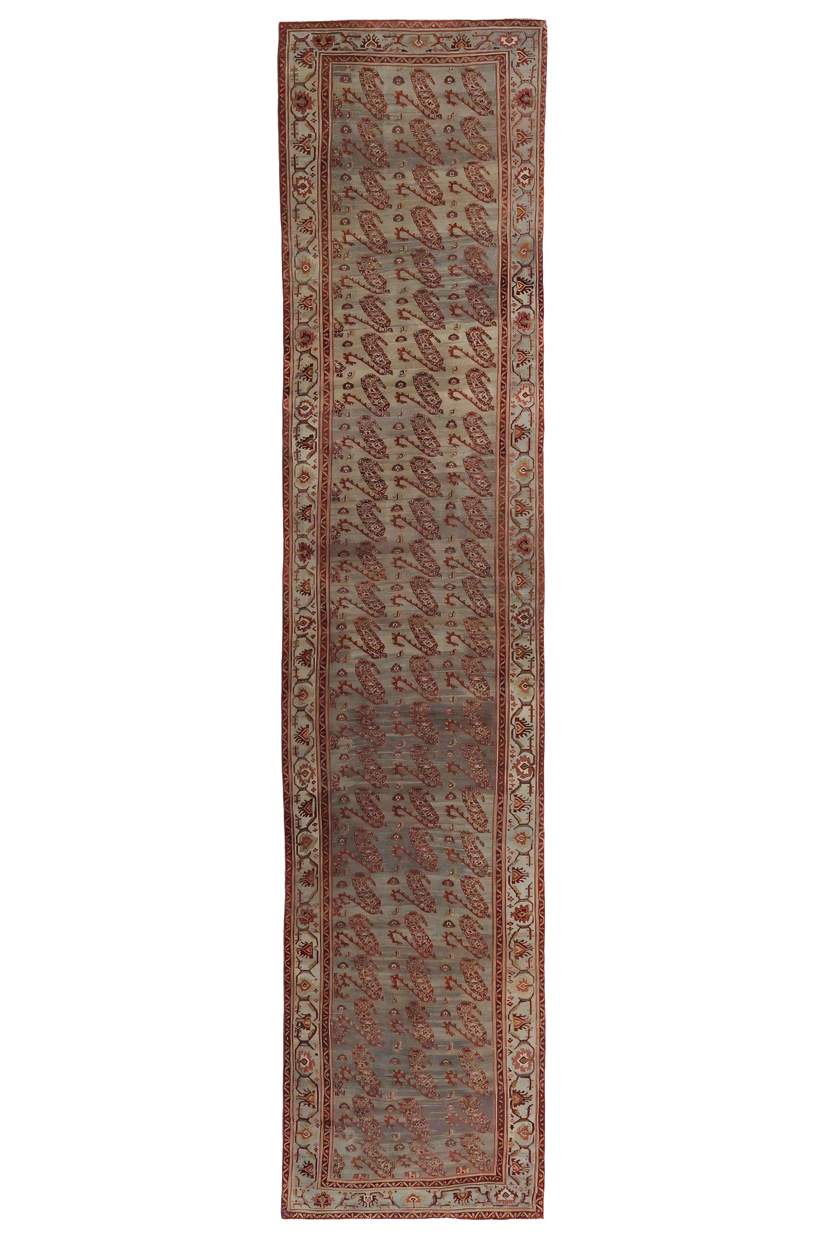 Antique Persian Bijar Traditional Rug 97479