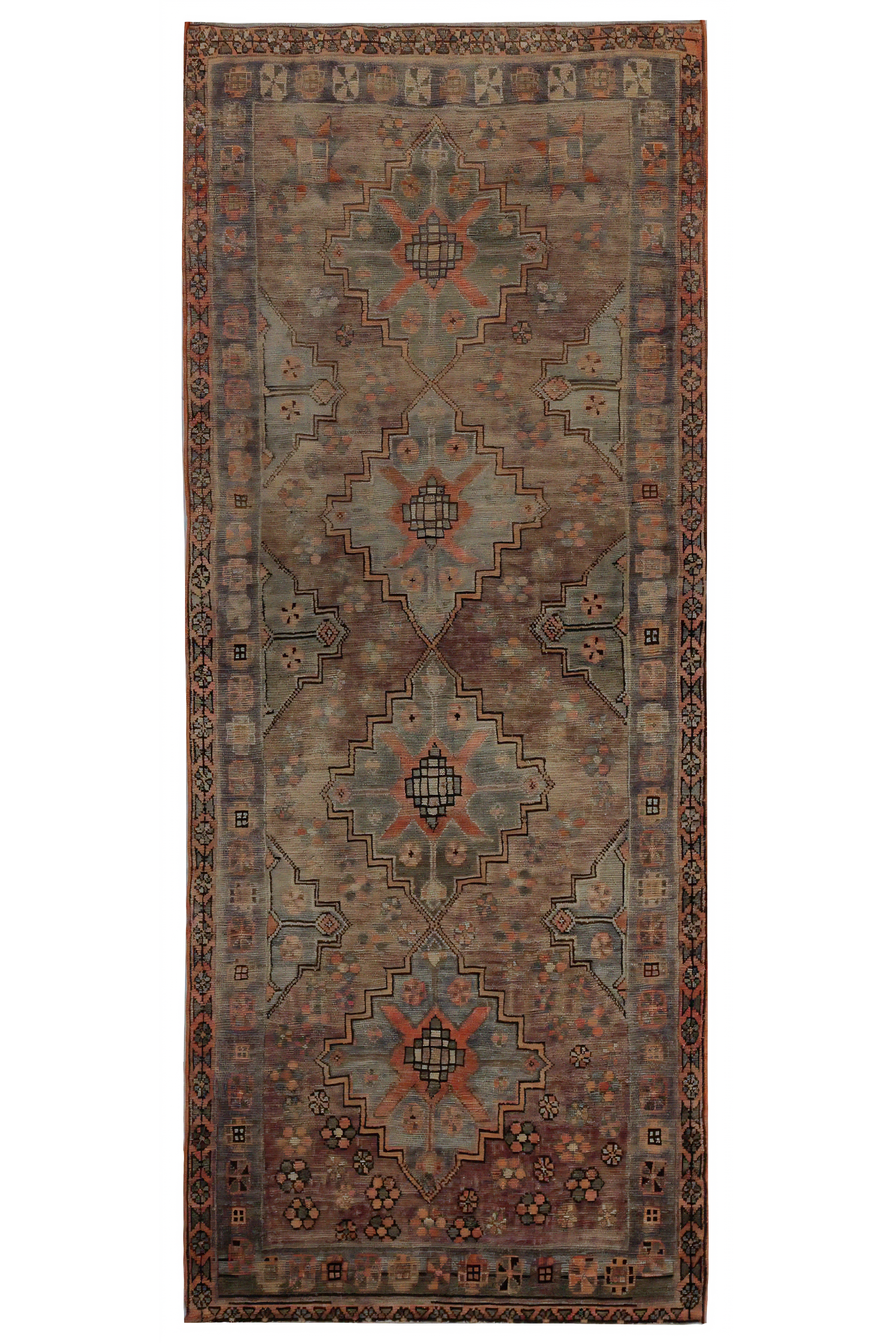 Antique Persian Azarbaijan Traditional Rug 97481