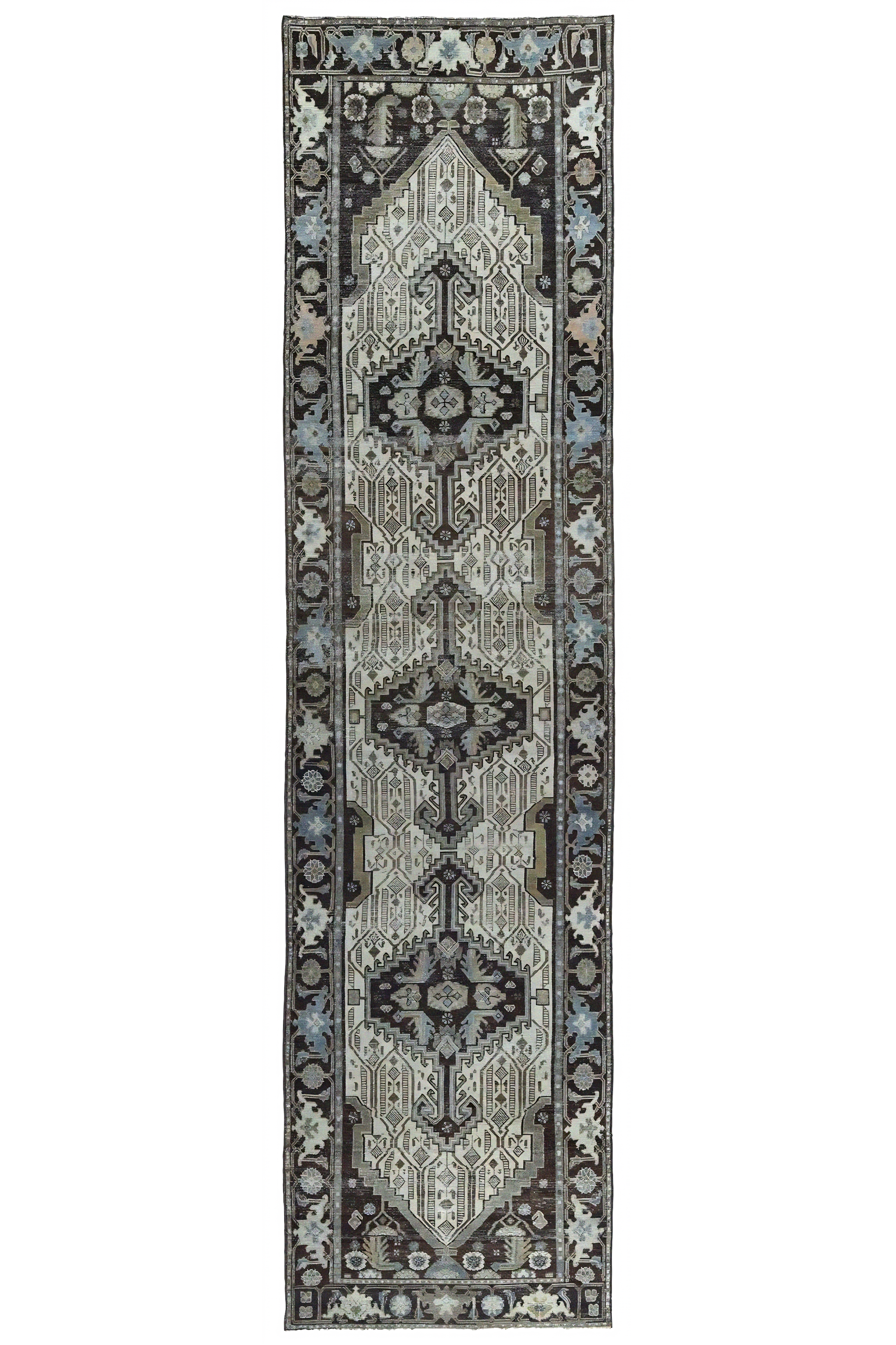 Antique Persian Malayer Traditional Rug 97543