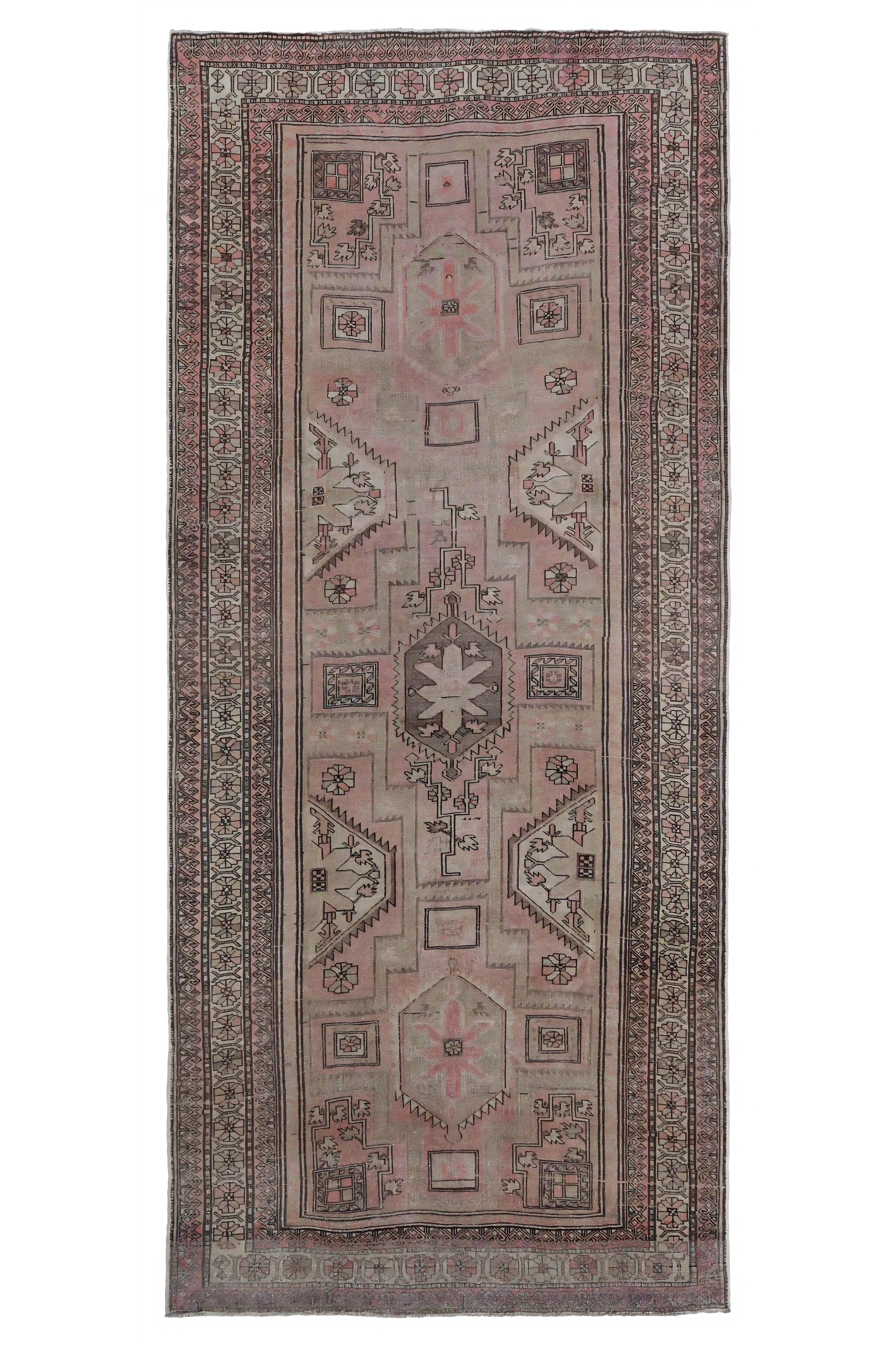 Antique Persian Azarbaijan Traditional Rug 97546