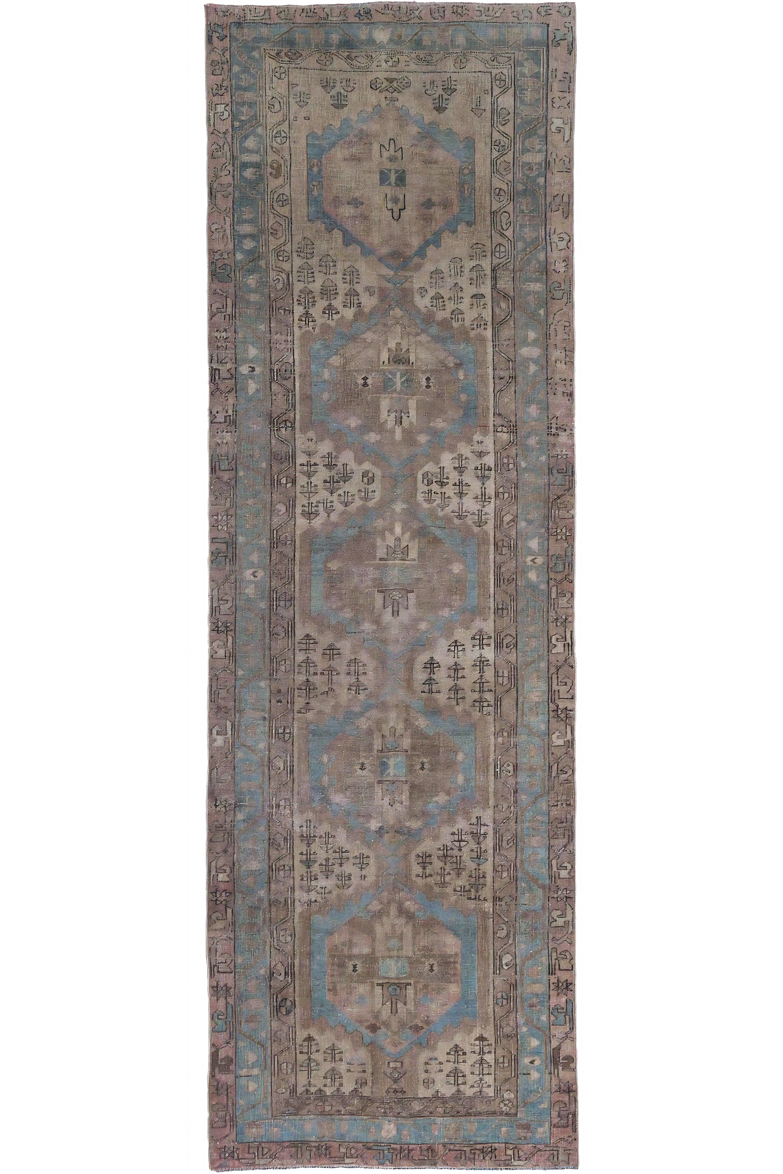 Antique Persian Bijar Traditional Rug 97547