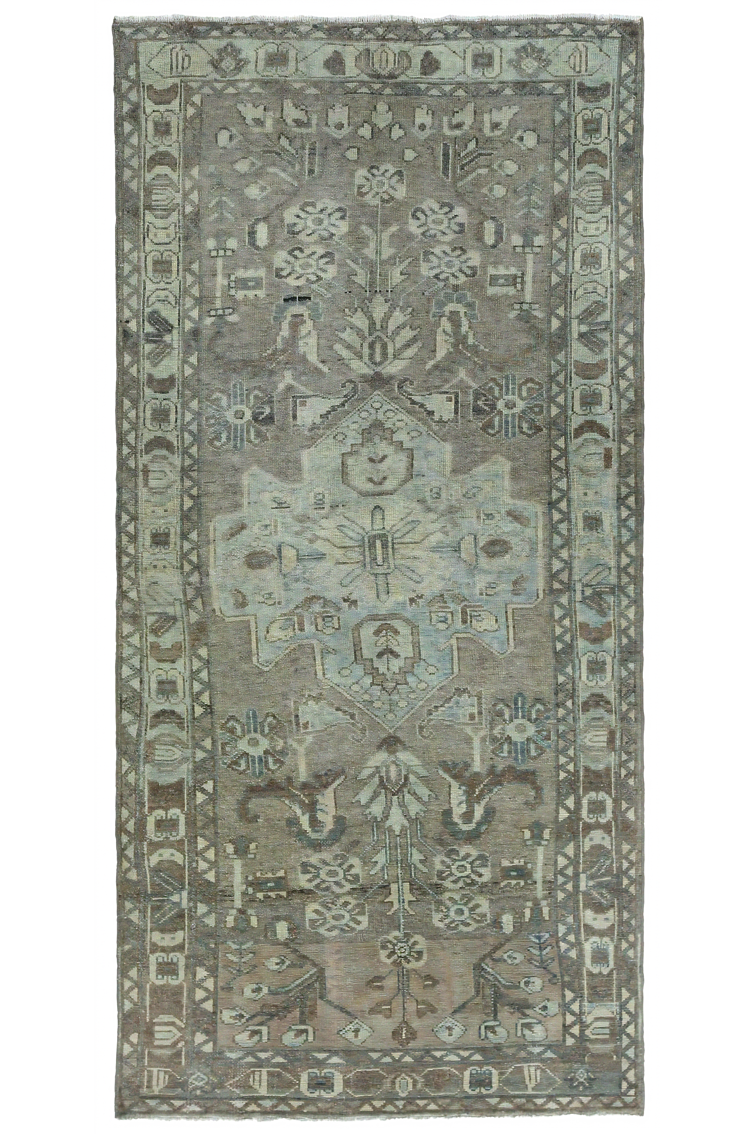 Antique Persian Malayer Transitional Rug 97549