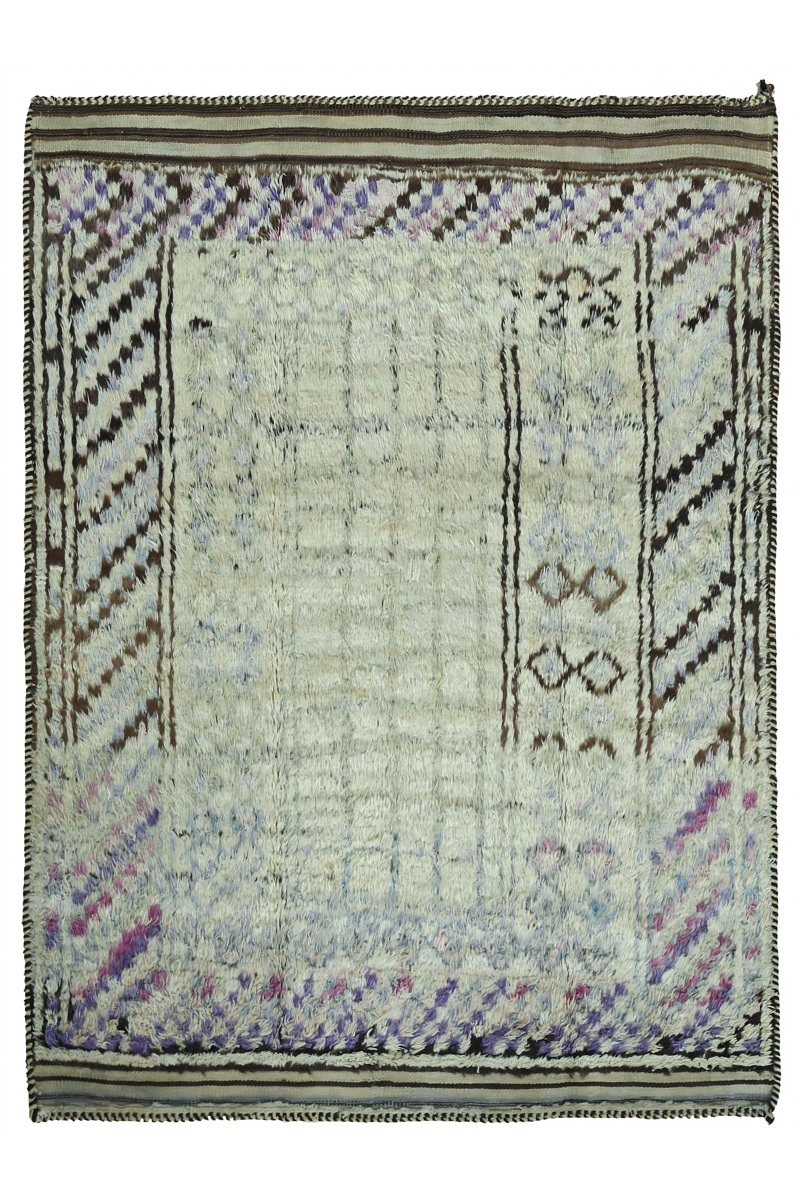 Antique Persian Gabbeh Transitional Rug 97558