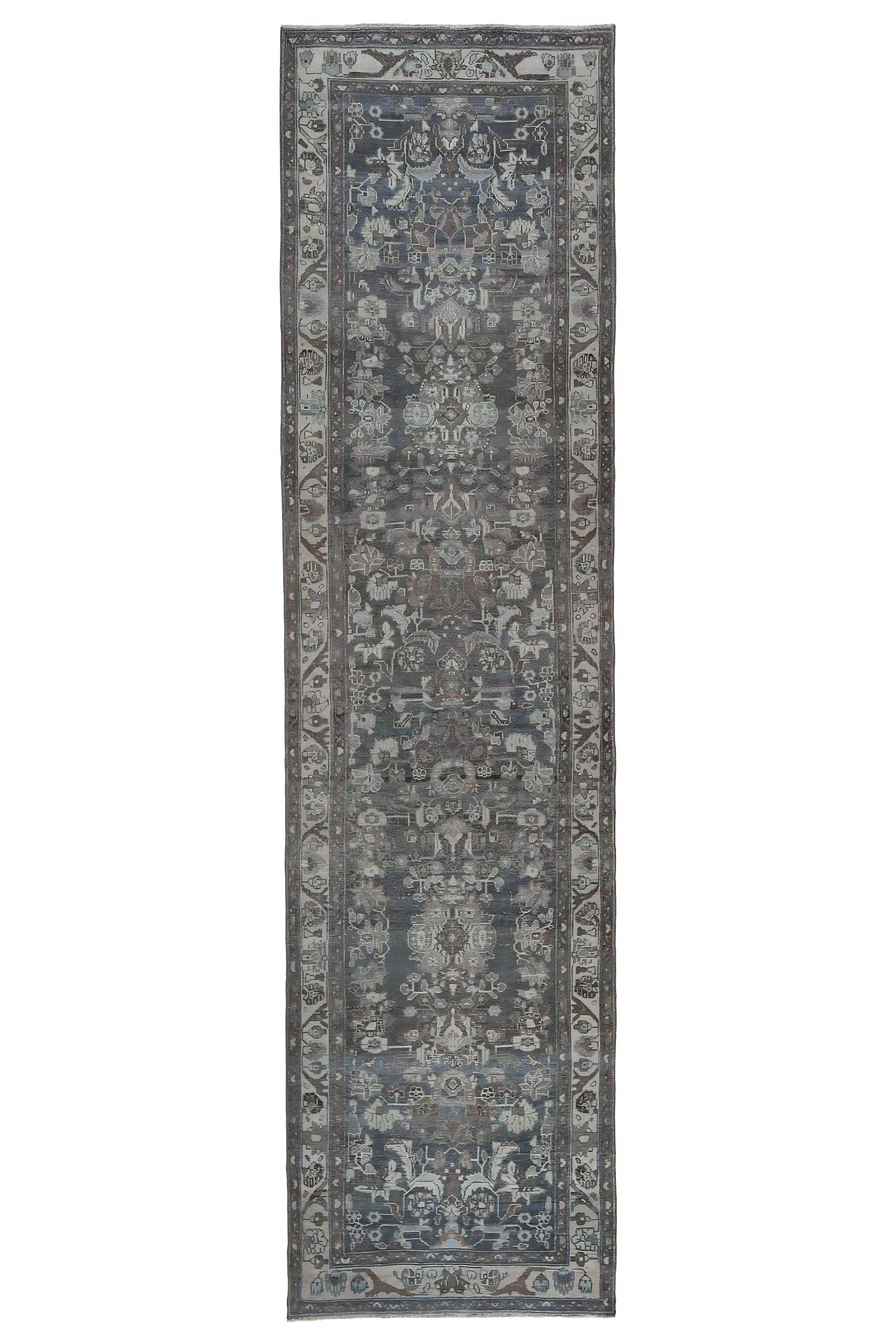 Antique Persian Malayer Traditional Rug 97585