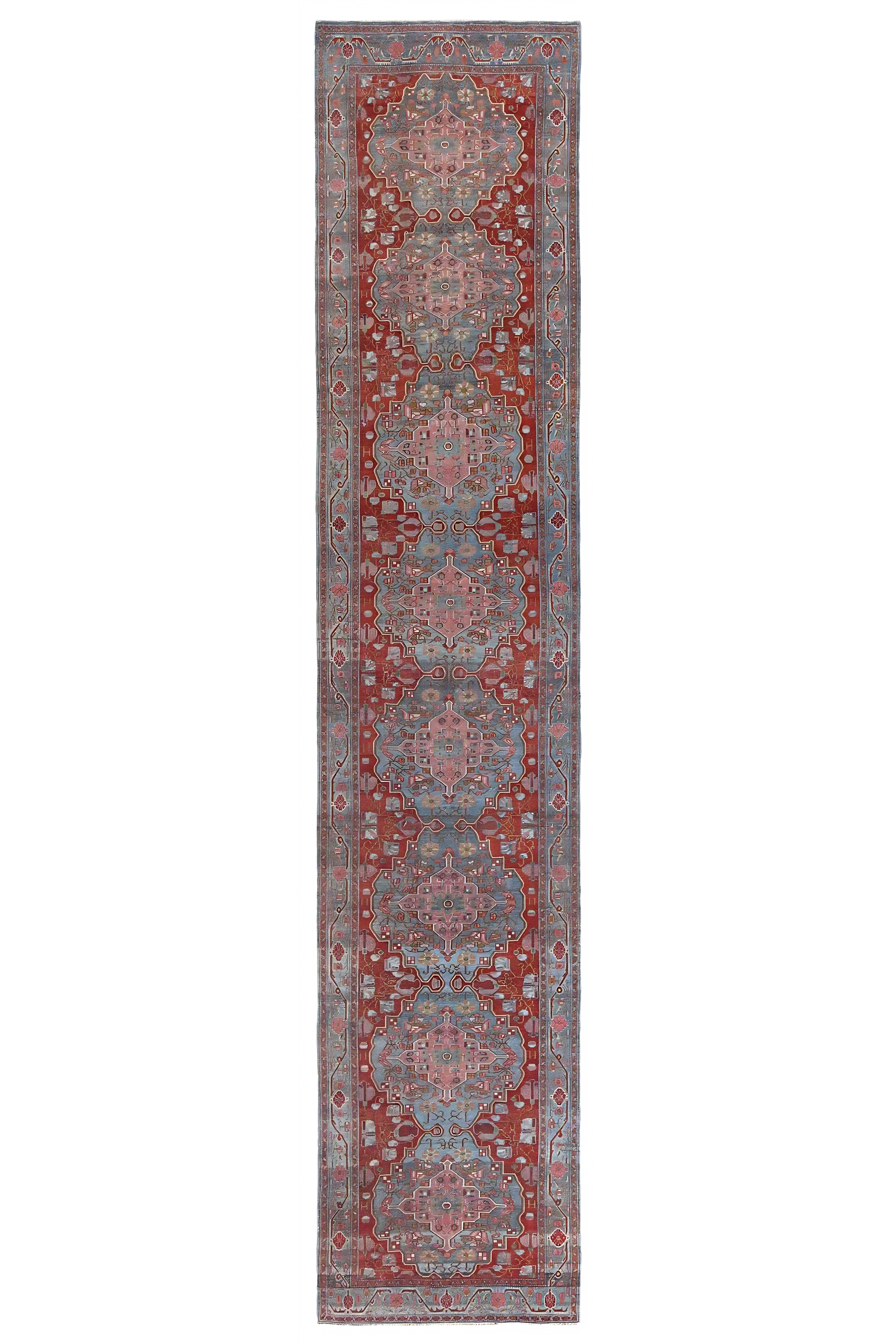 Antique Persian Malayer Traditional Rug 97590