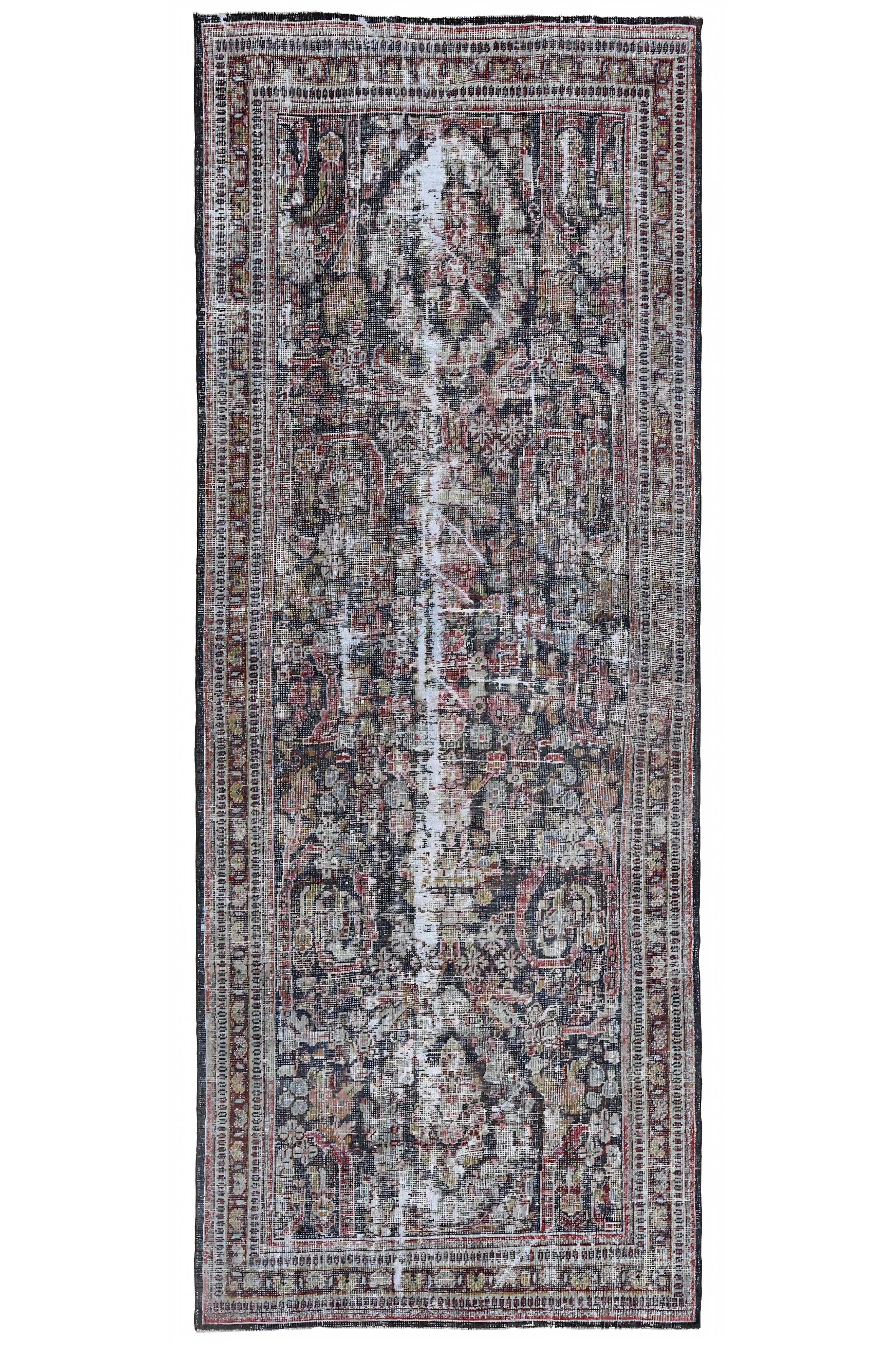 Antique Persian Mahal Traditional Rug 97592