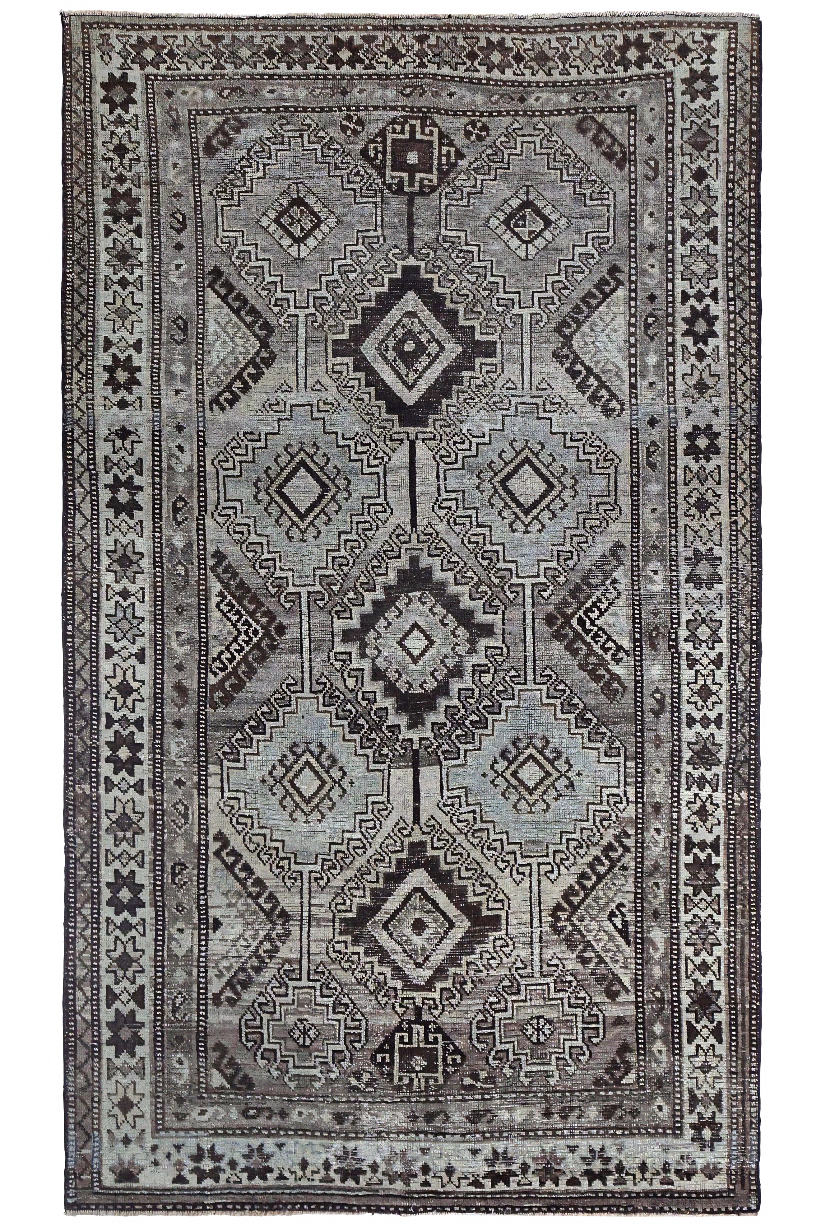 Antique Persian Azarbaijan Traditional Rug 97593