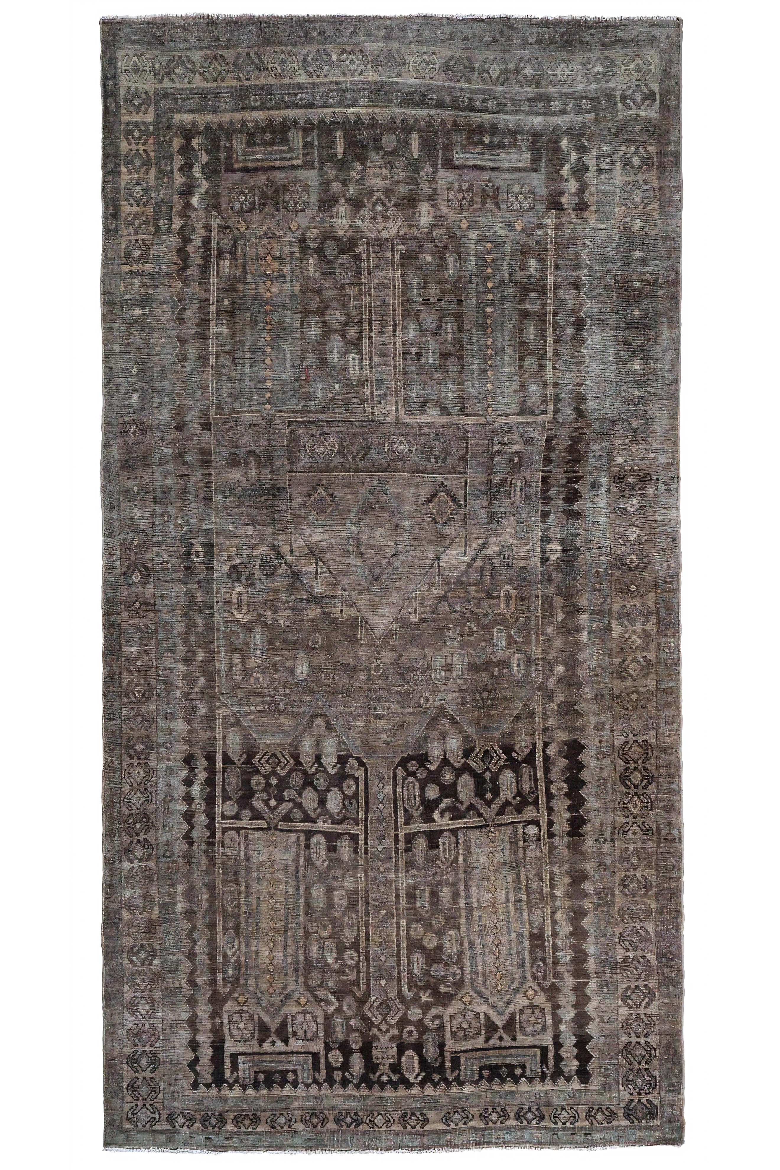 Antique Persian Bijar Traditional Rug 97597