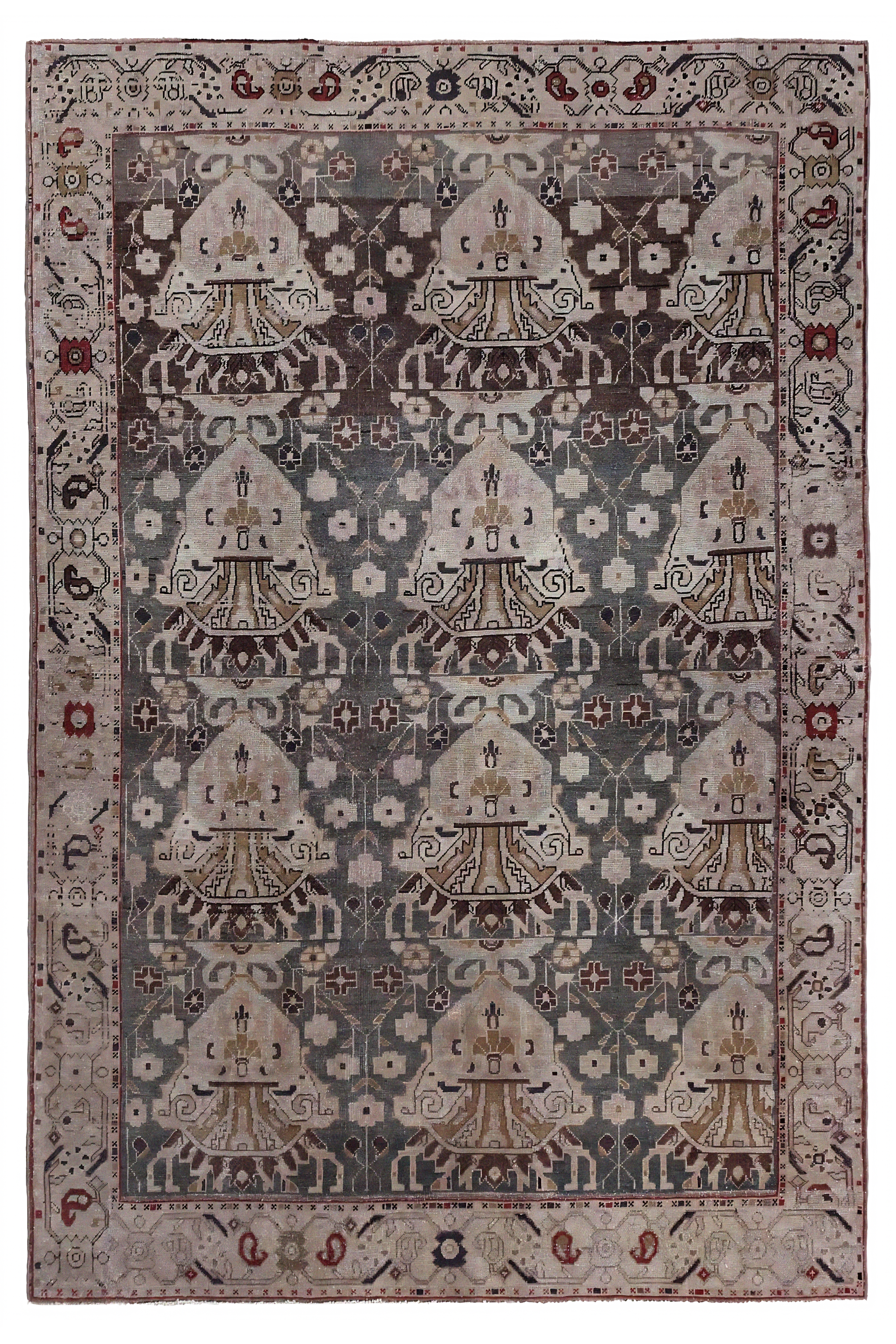 Antique Persian Azarbaijan Traditional Rug 97607