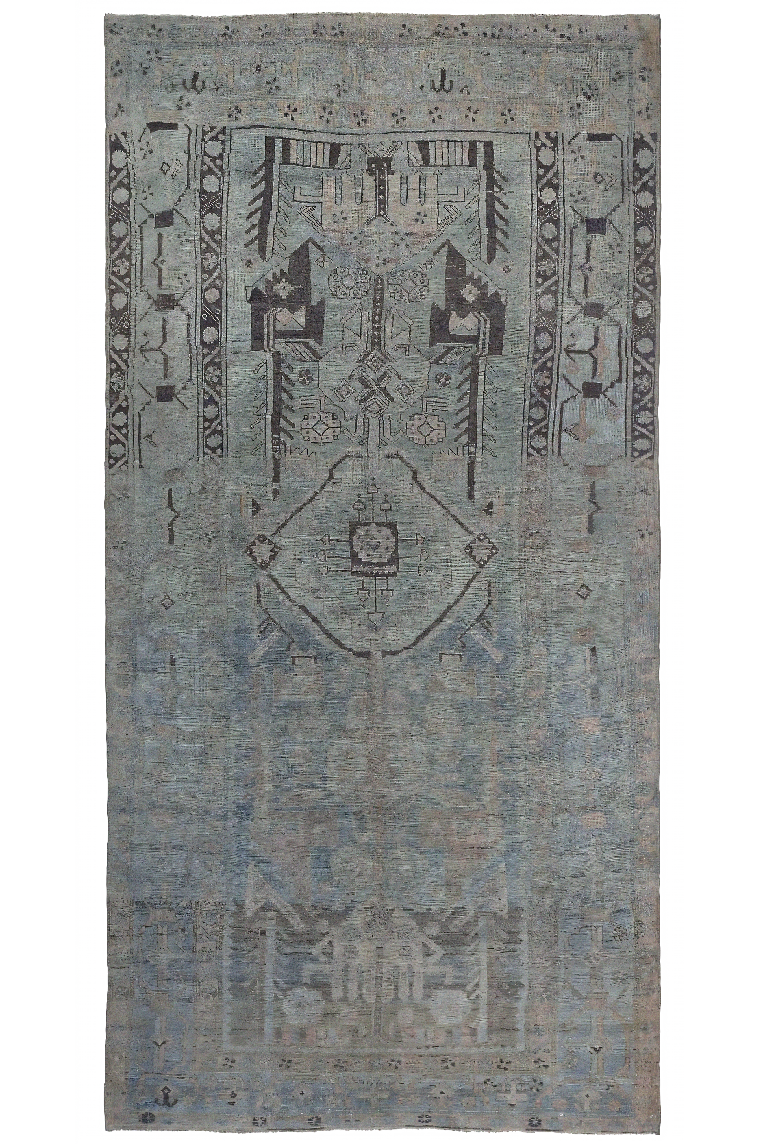 Antique Persian Bijar Transitional Rug 97622