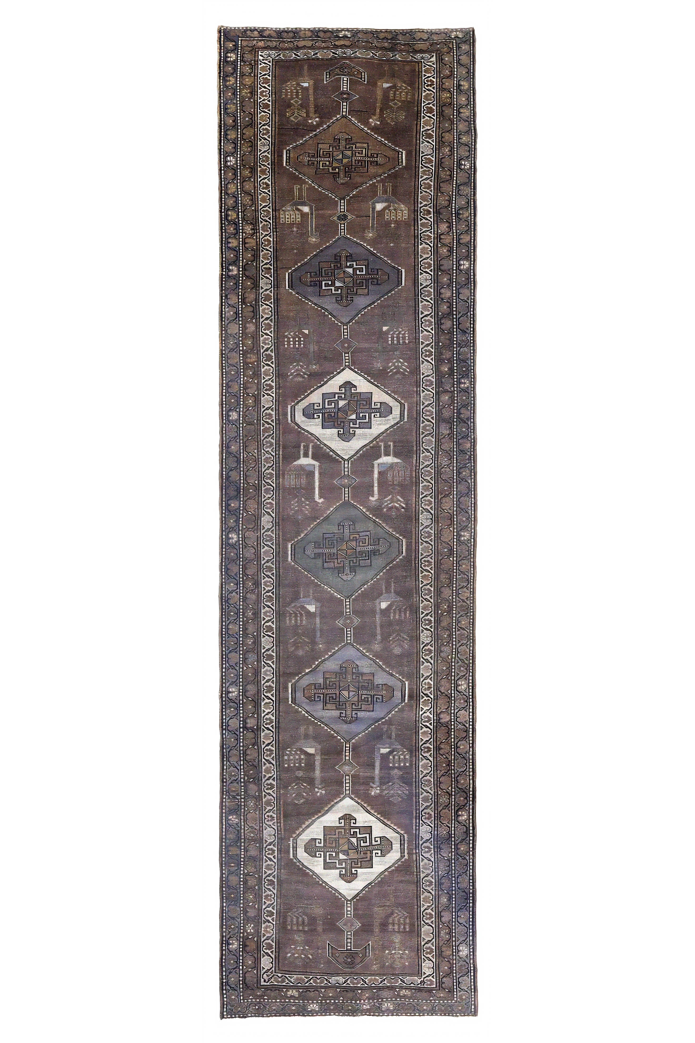 Antique Persian Azarbaijan Traditional Rug 97626