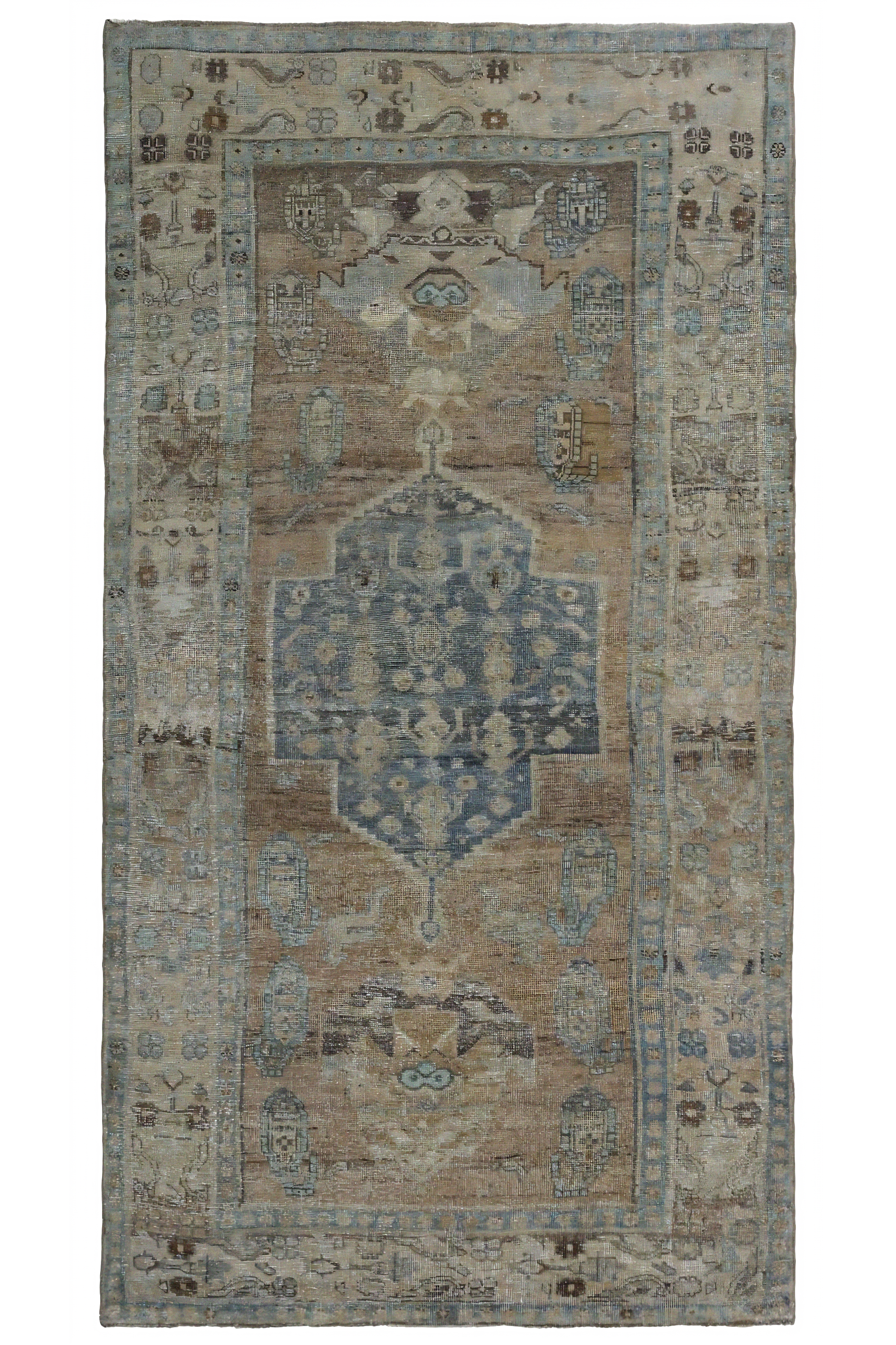 Antique Persian Bijar Traditional Rug 97631
