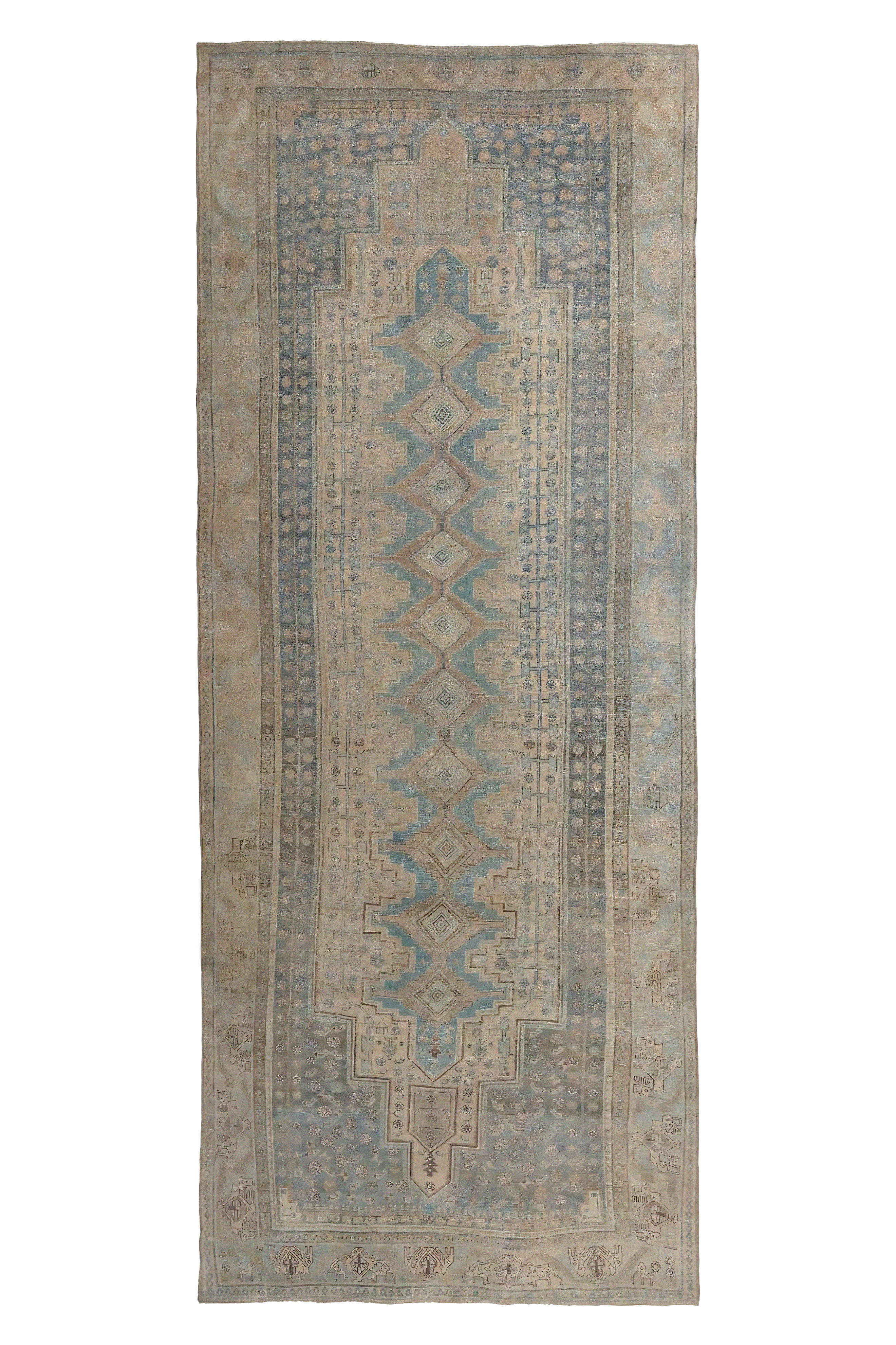 Antique Persian Bijar Traditional Rug 97643