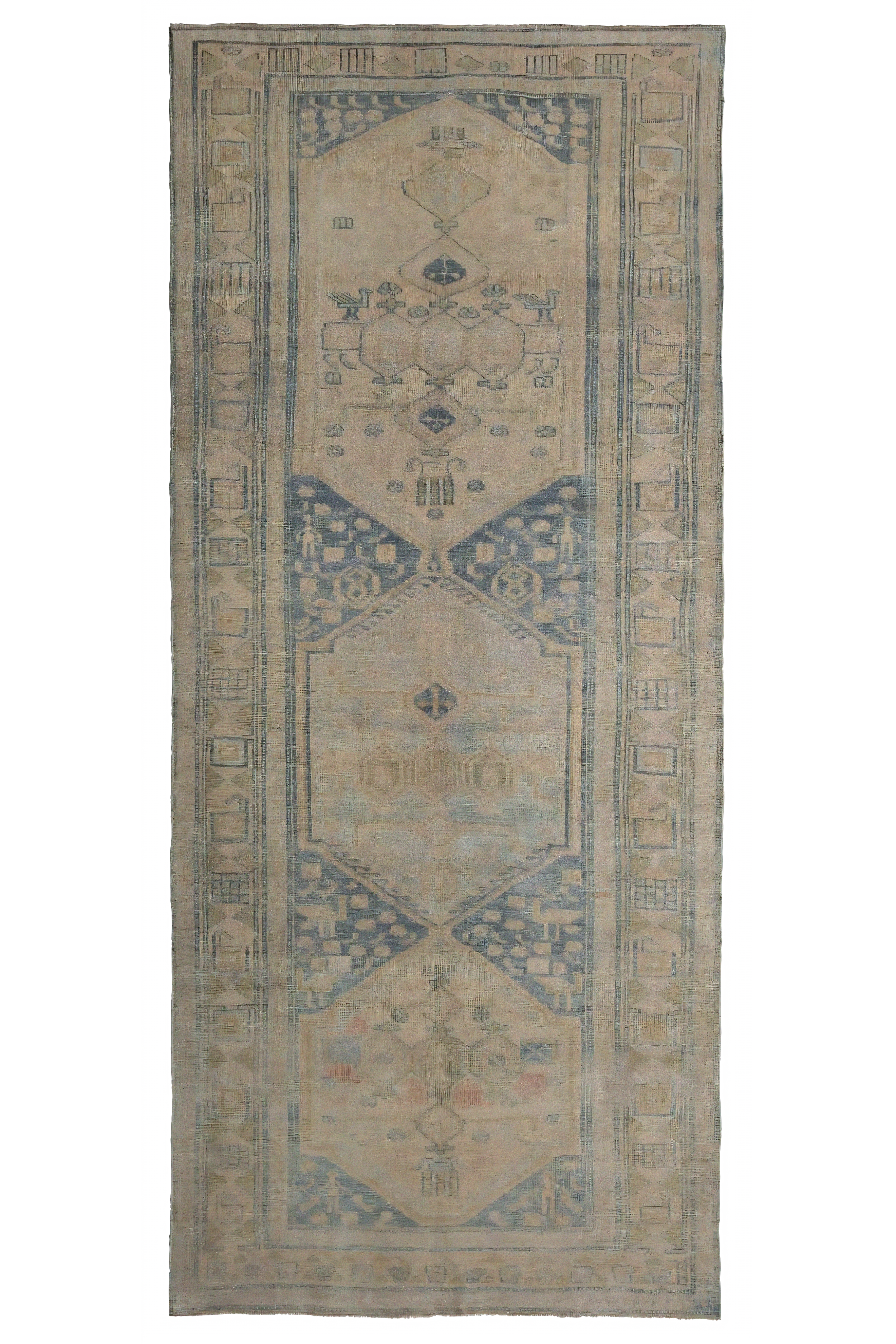 Antique Persian Bijar Traditional Rug 97644