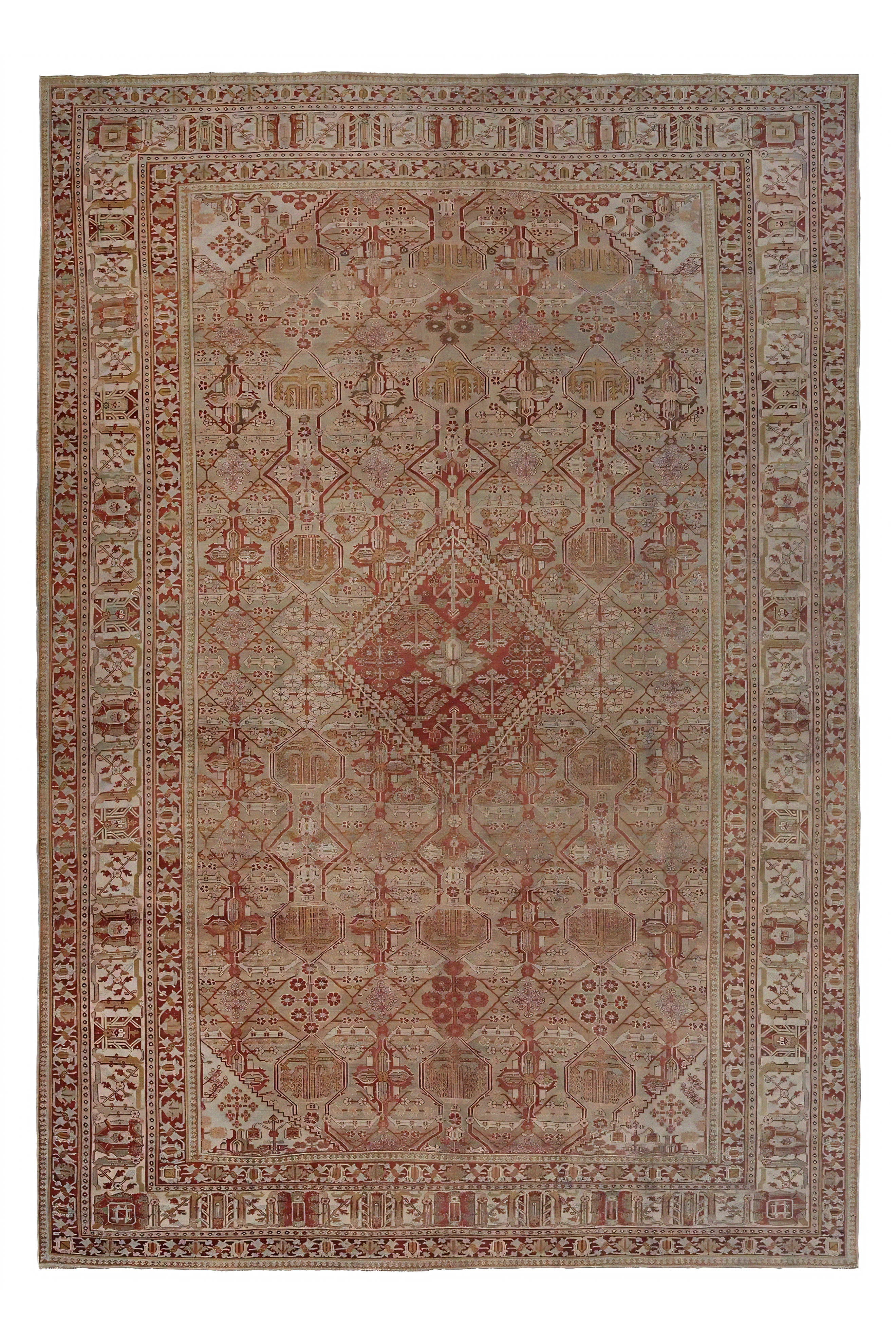Antique Persian Traditional Rug 97648