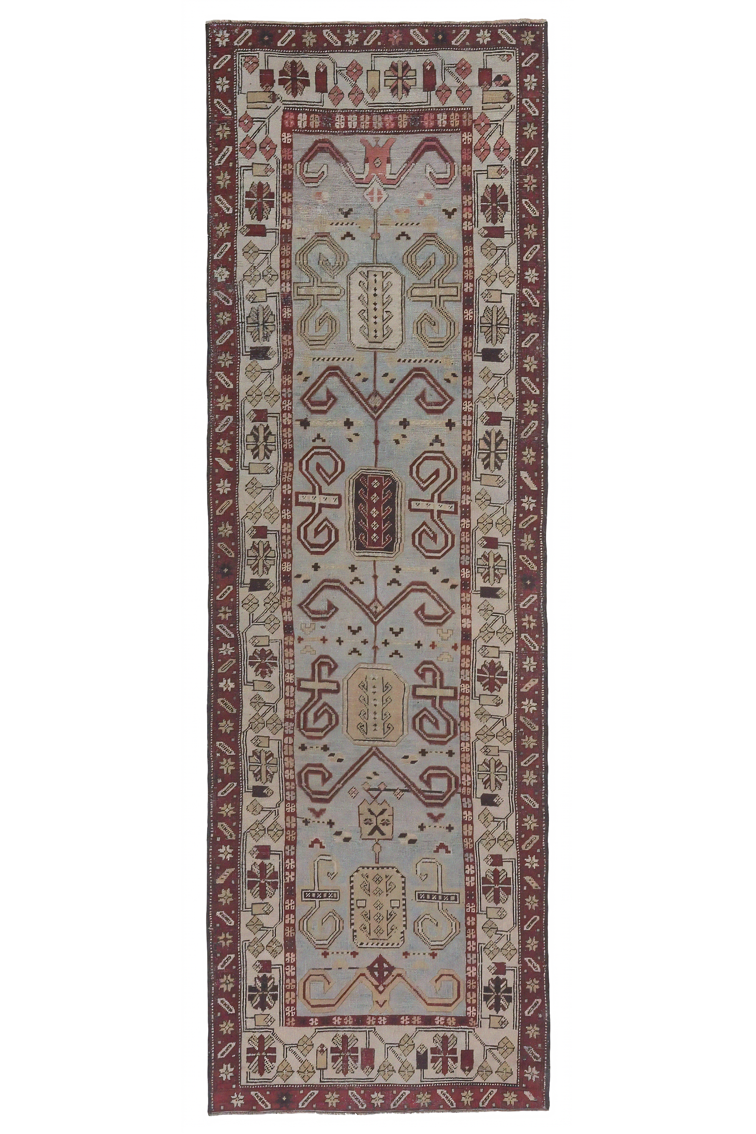 Antique Persian Mahal Traditional Rug 97649