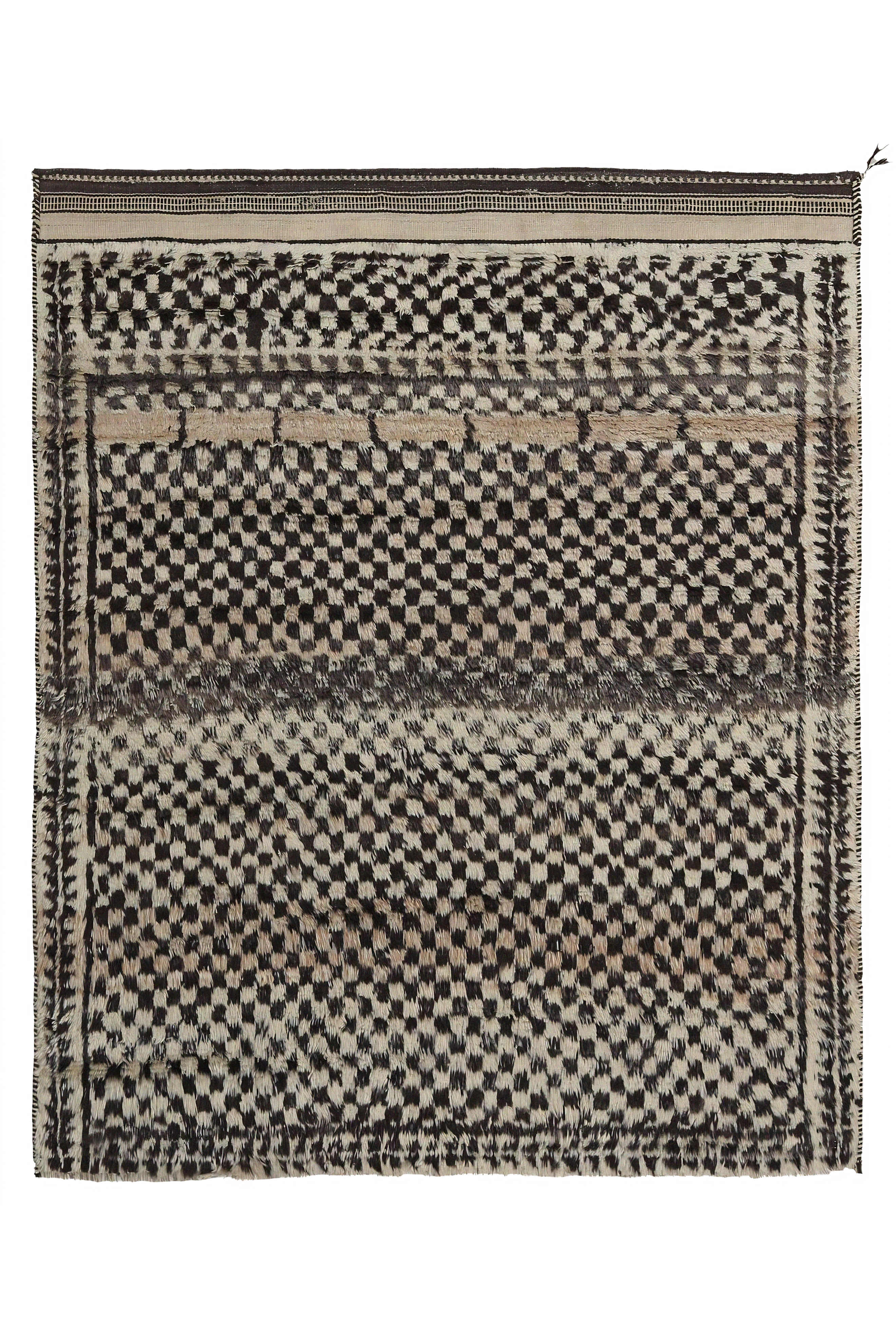 Antique Persian Gabbeh Tribal Rug 97658