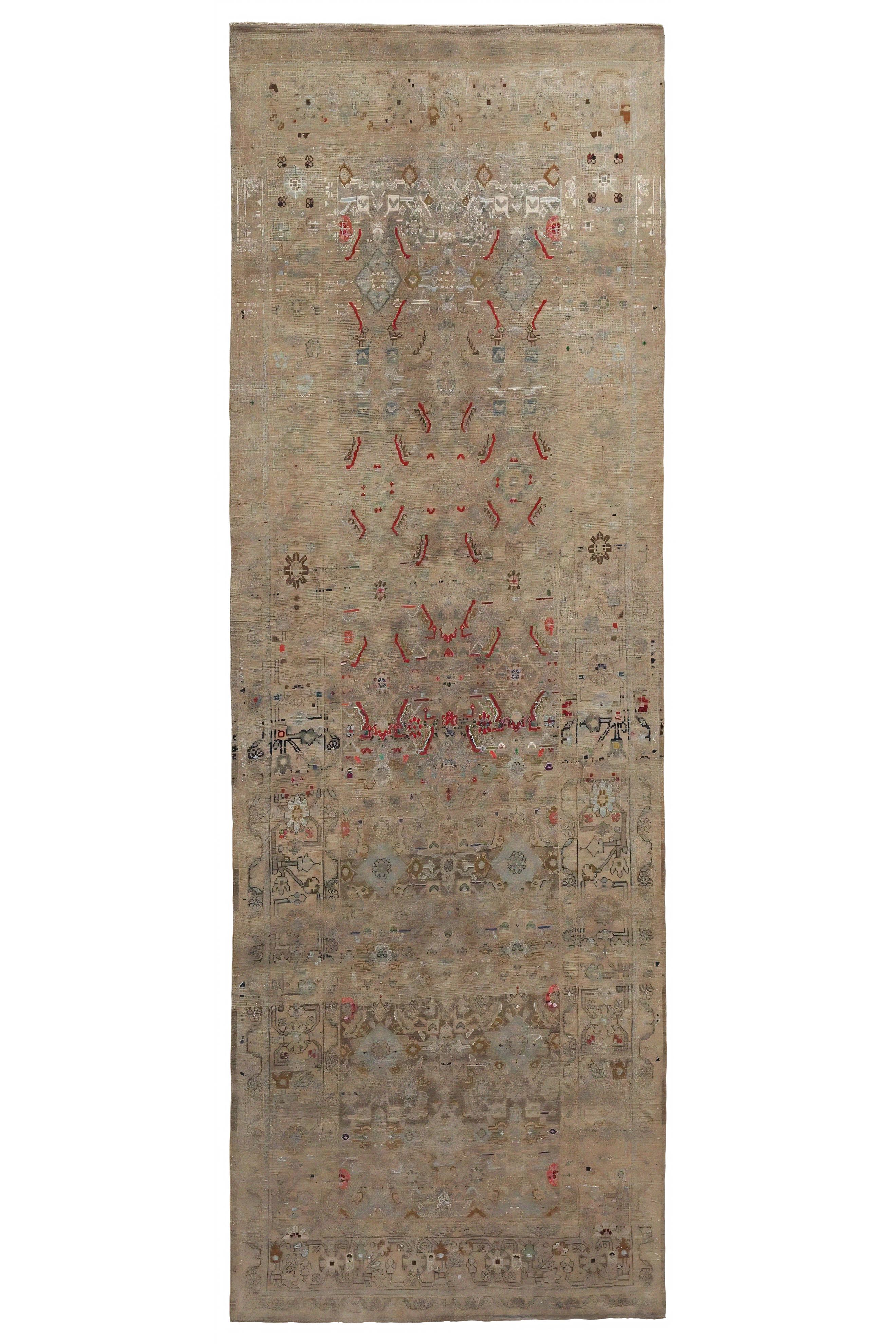 Antique Persian Bijar Traditional Rug 97667
