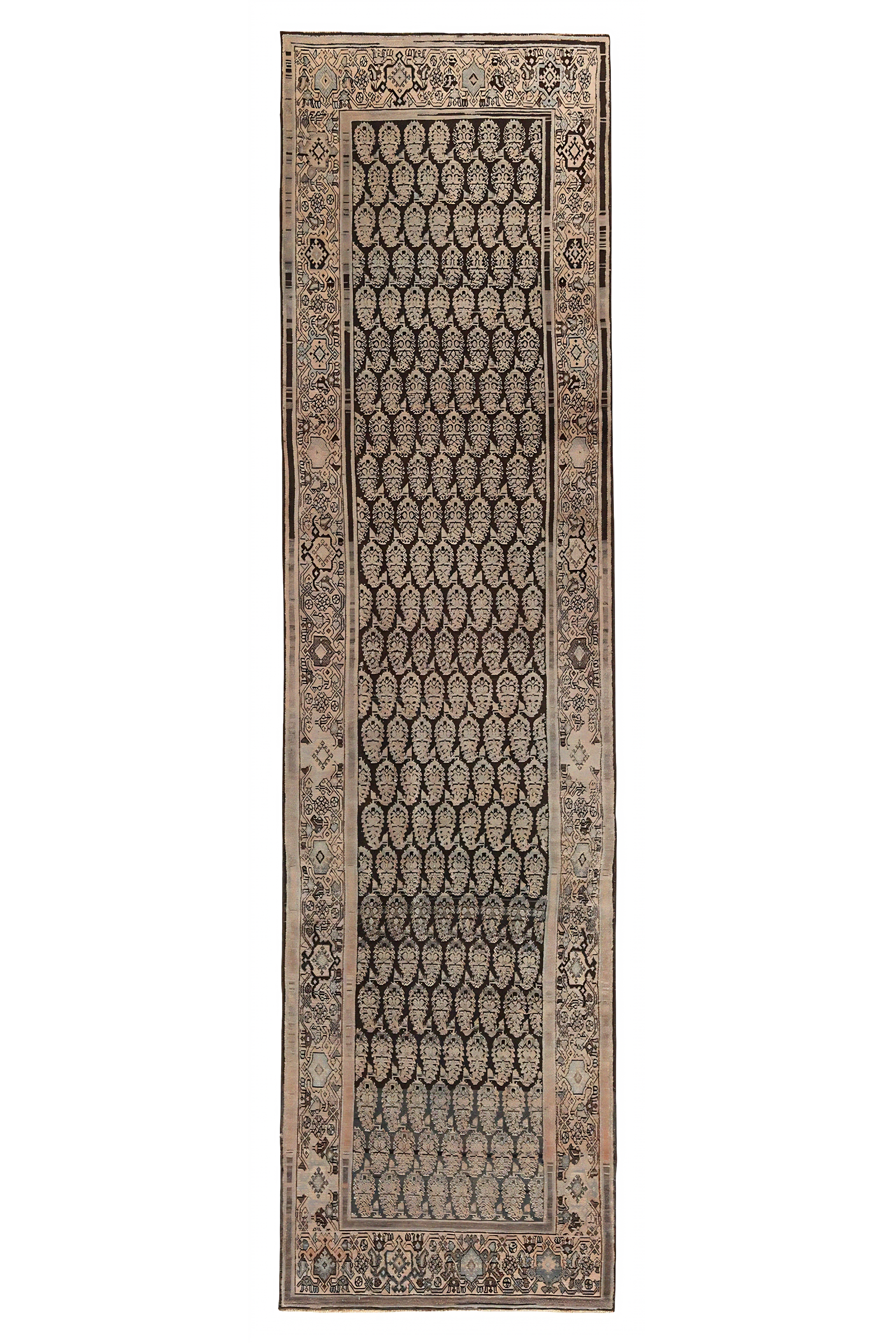 Antique Persian Malayer Traditional Rug 97679