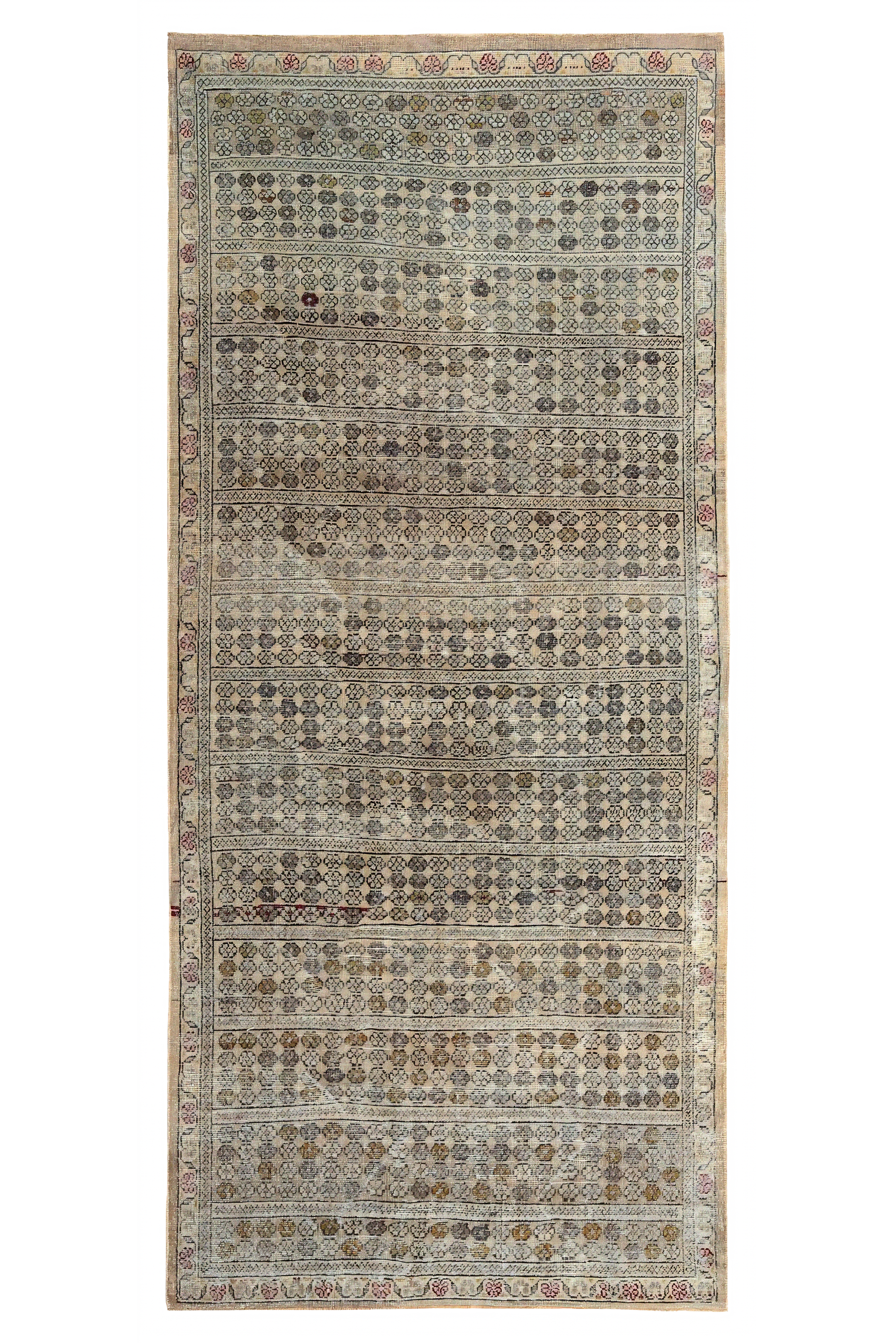 Antique Persian Mahal Transitional Rug 97682