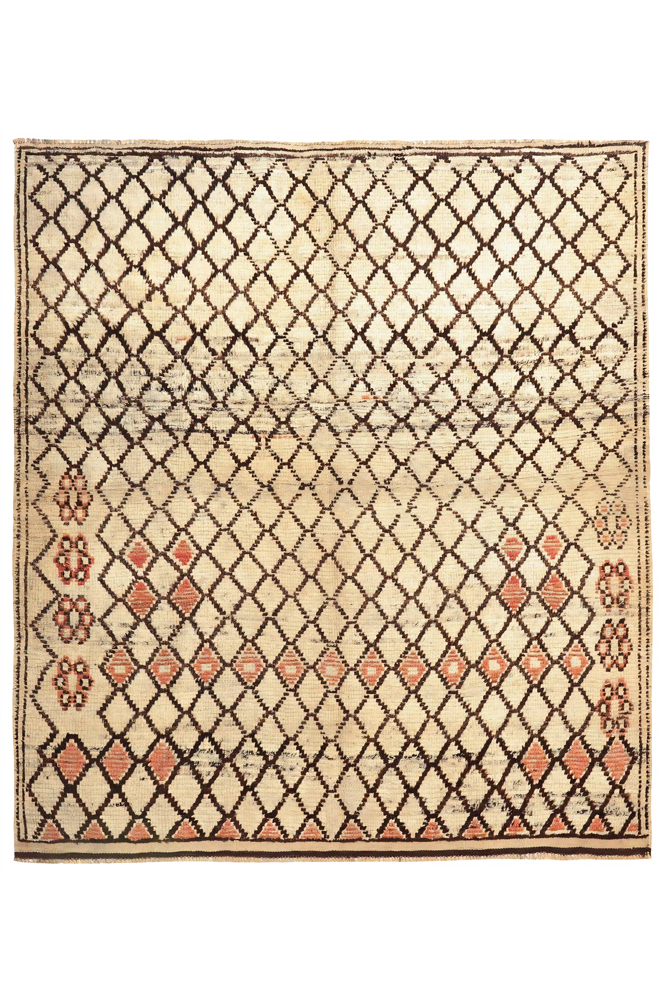 Antique Persian Gabbeh Transitional Rug 97694