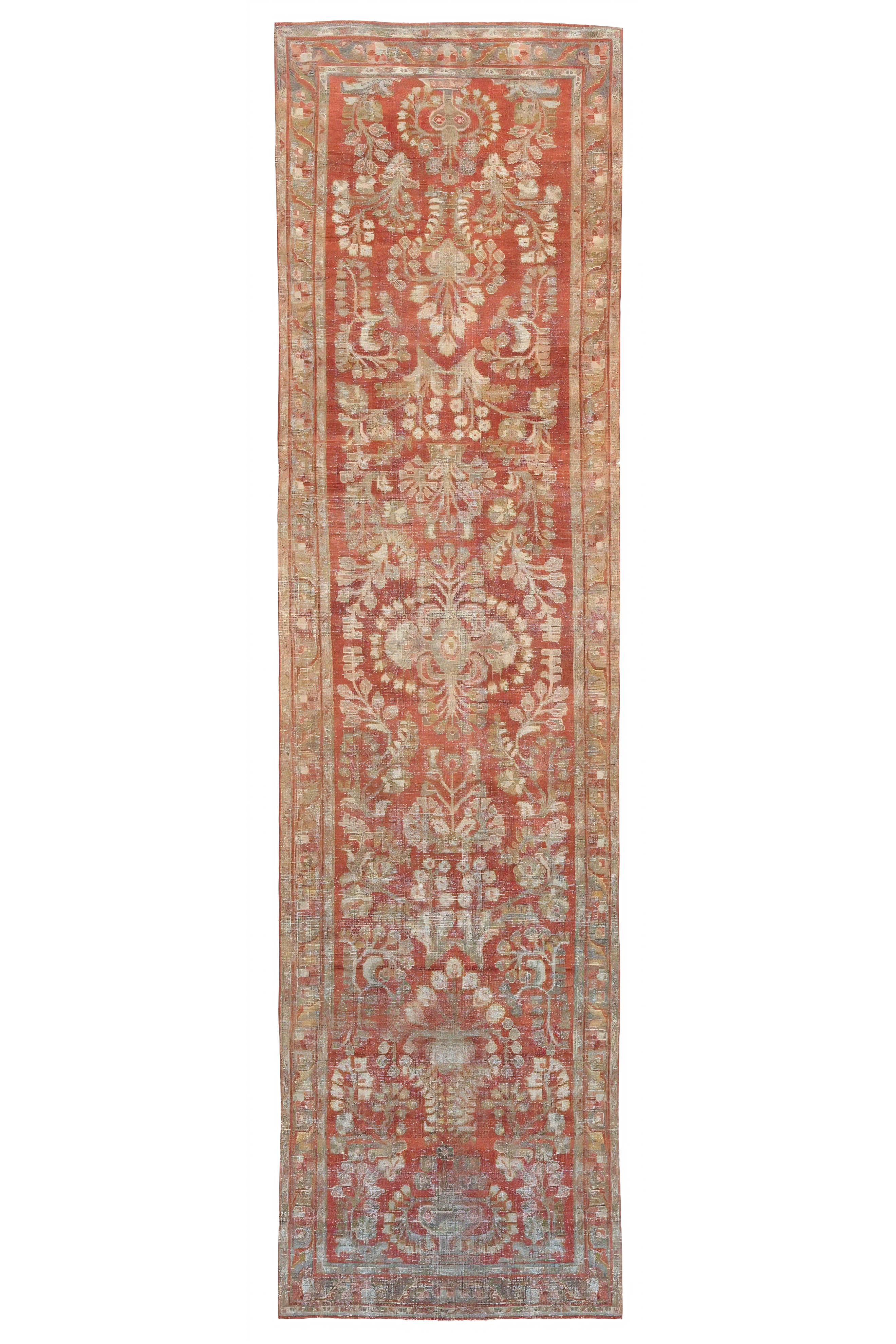 Antique Persian Mahal Traditional Rug 97704