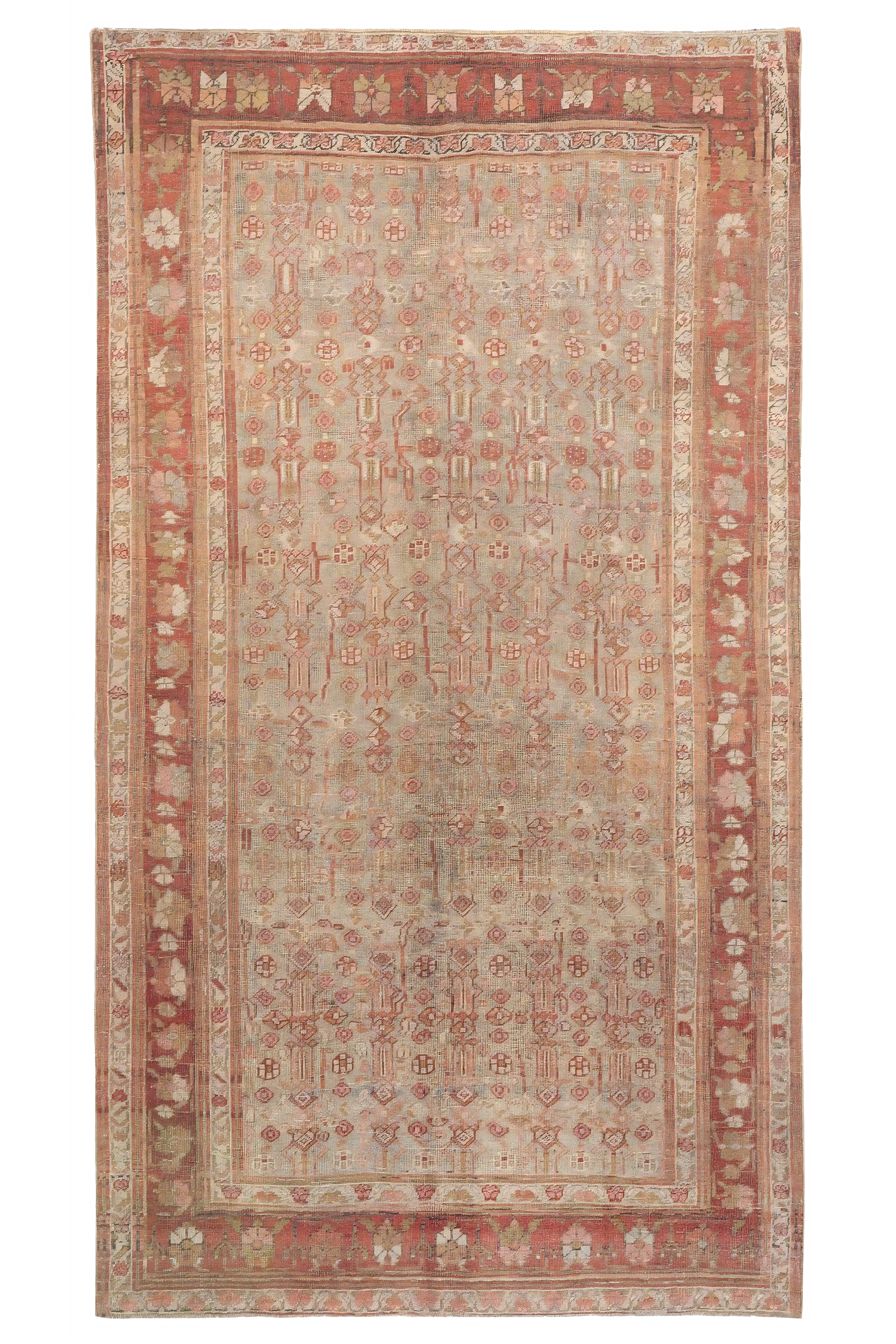 Antique Persian Bijar Traditional Rug 97705