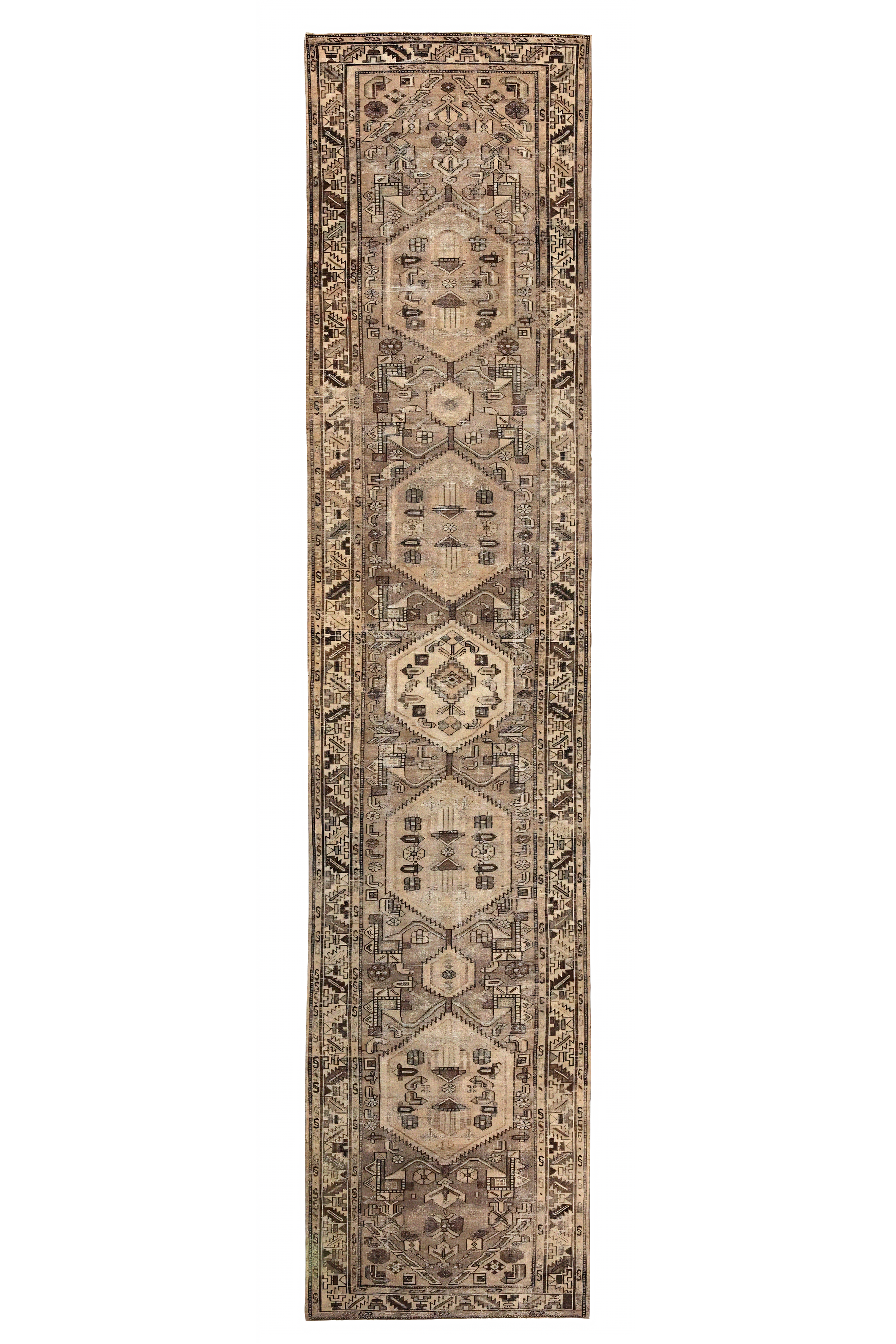 Antique Persian Malayer Traditional Rug 97707