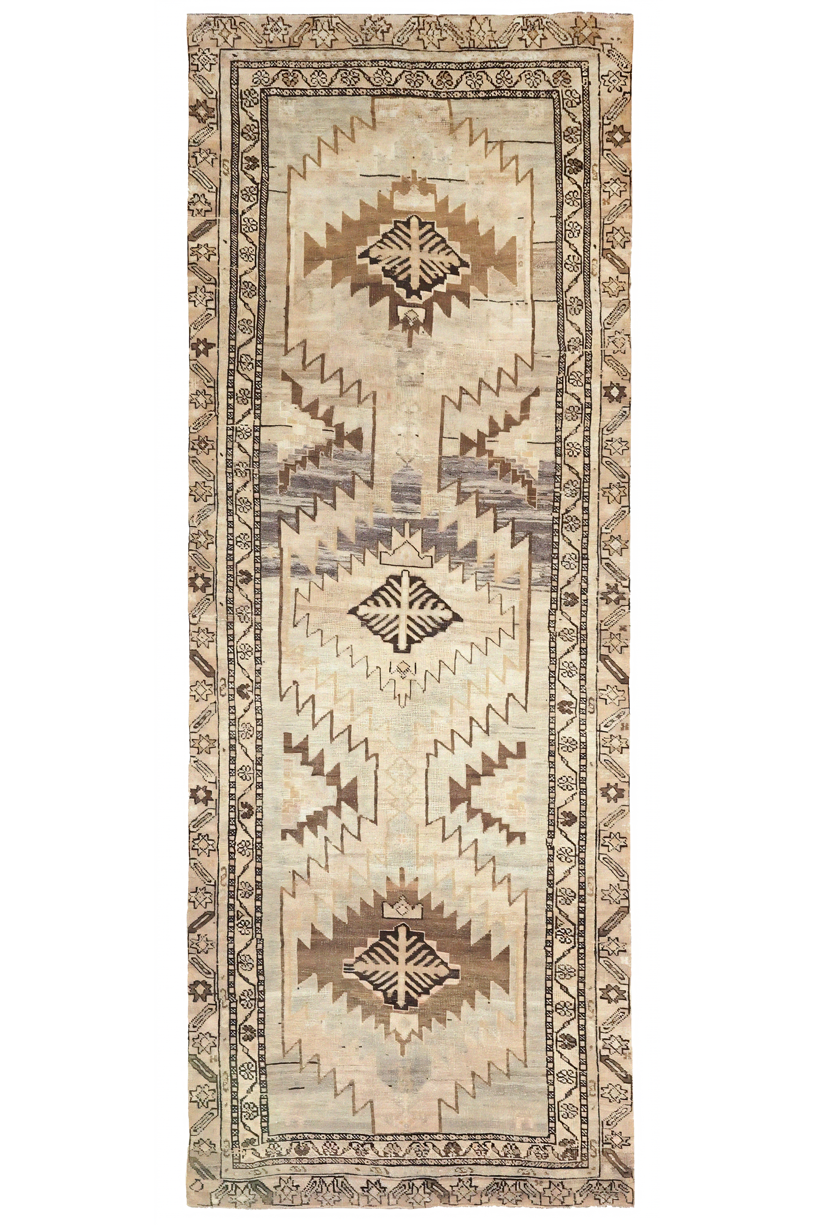 Antique Persian Malayer Traditional Rug 97708