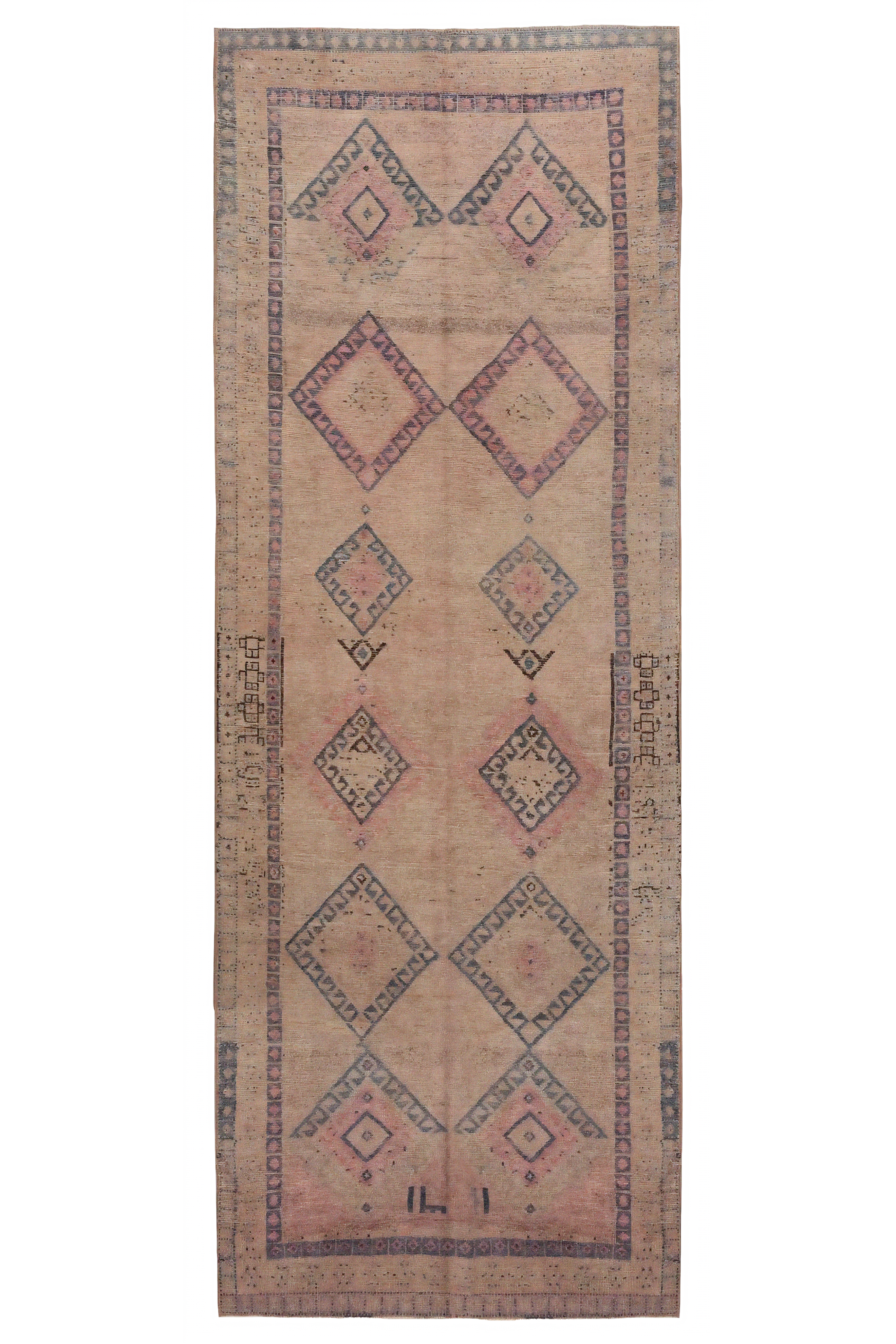Antique Persian Azarbaijan Transitional Rug 97711