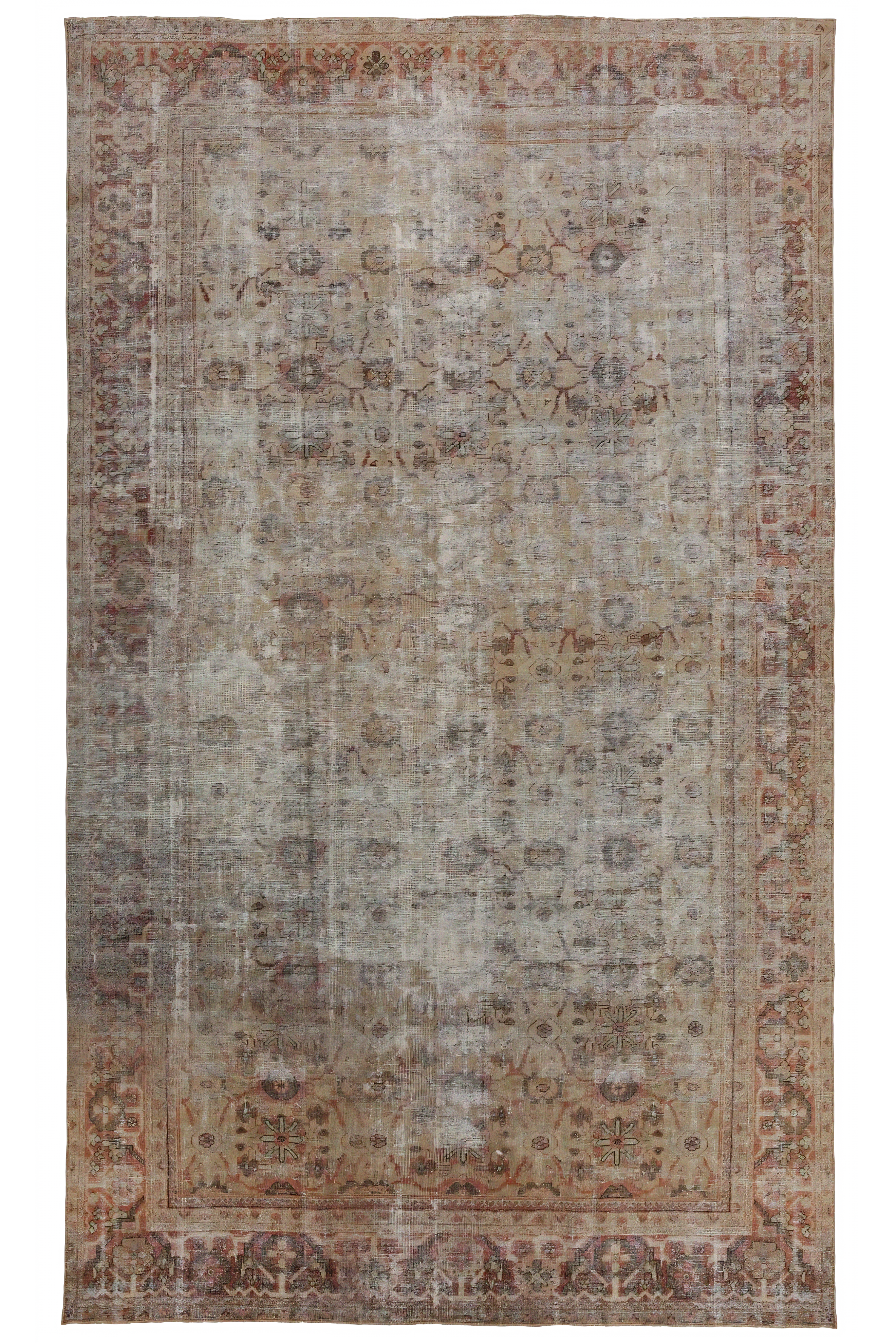 Antique Persian Mahal Traditional Rug 97713