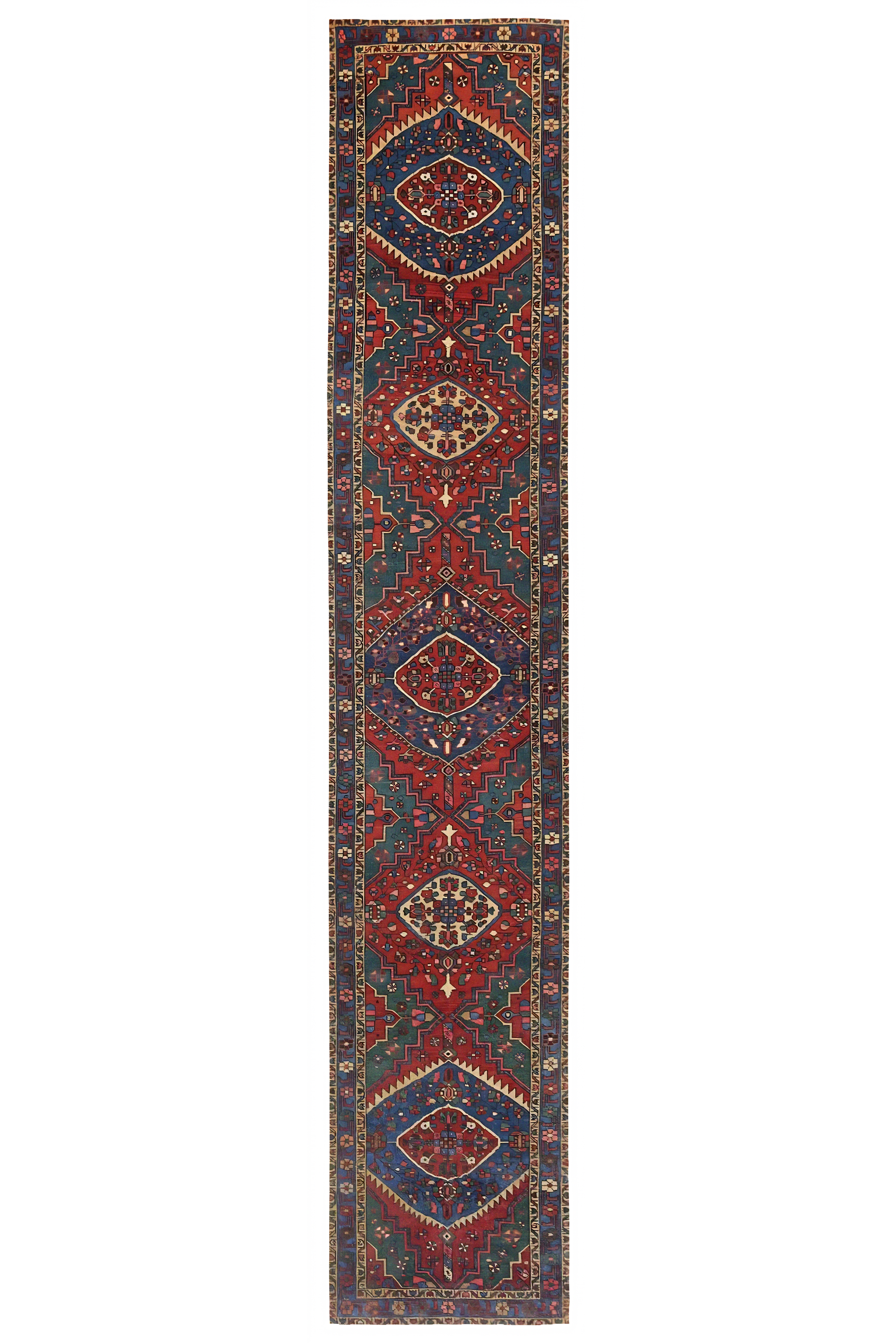 Antique Persian Azarbaijan Traditional Rug 97959